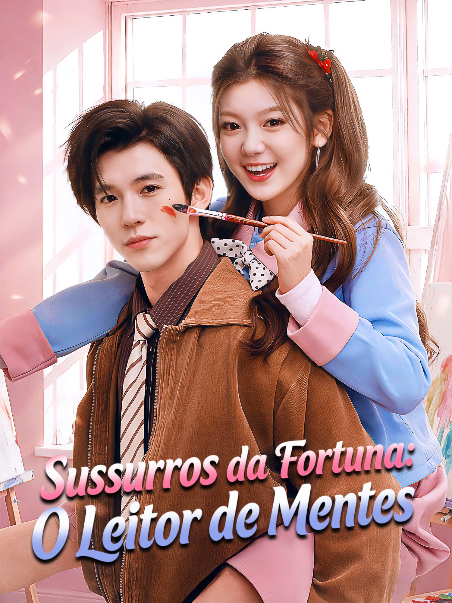Capa e Pôster da Mini Novela Sussurros da Fortuna: O Leitor de Mentes