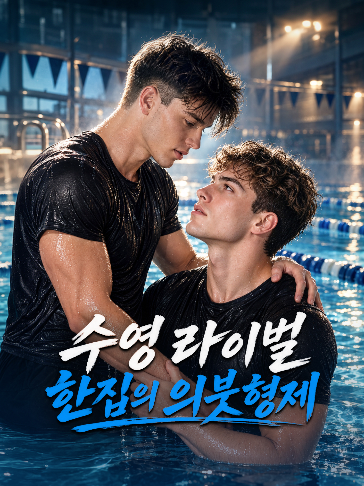 수영 라이벌 한집의 의붓형제
