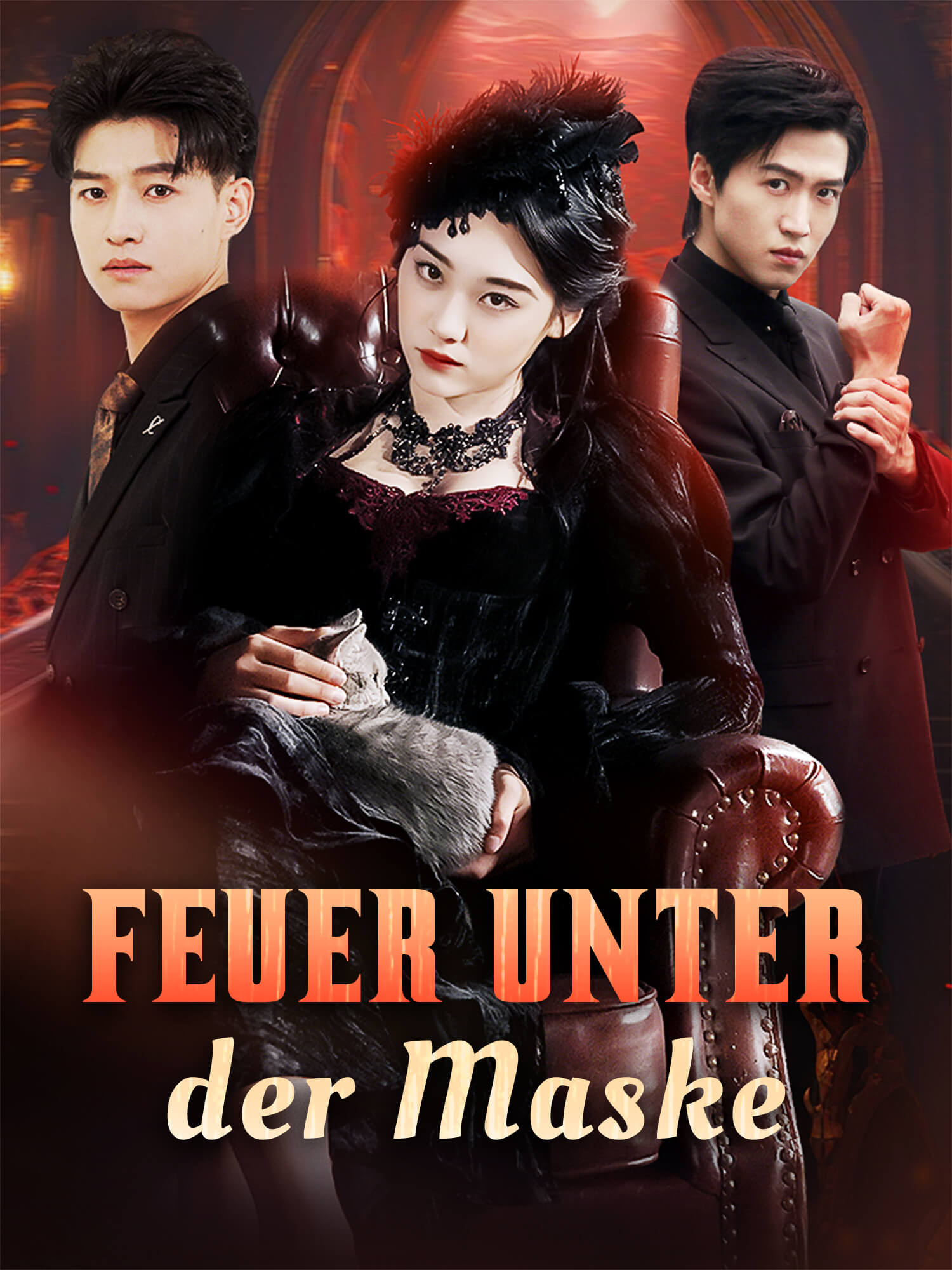 Feuer unter der Maske