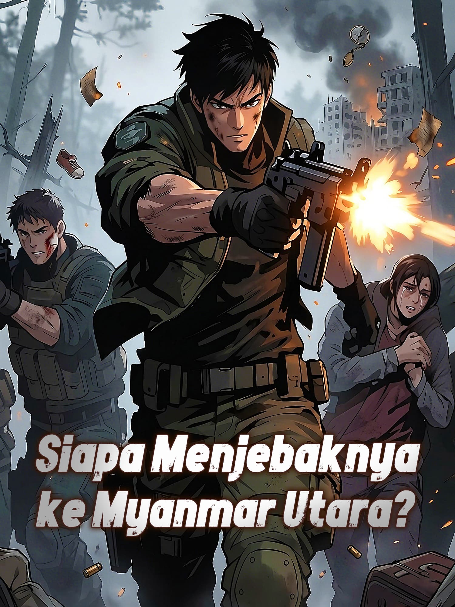 Sampul & Poster Drama Pendek Siapa Menjebaknya ke Myanmar Utara?