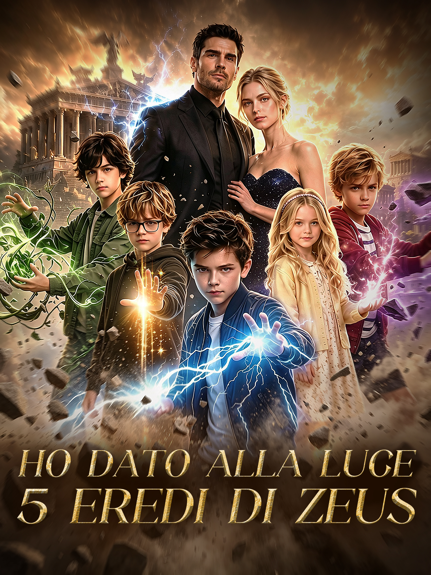 Ho dato alla luce 5 eredi di Zeus