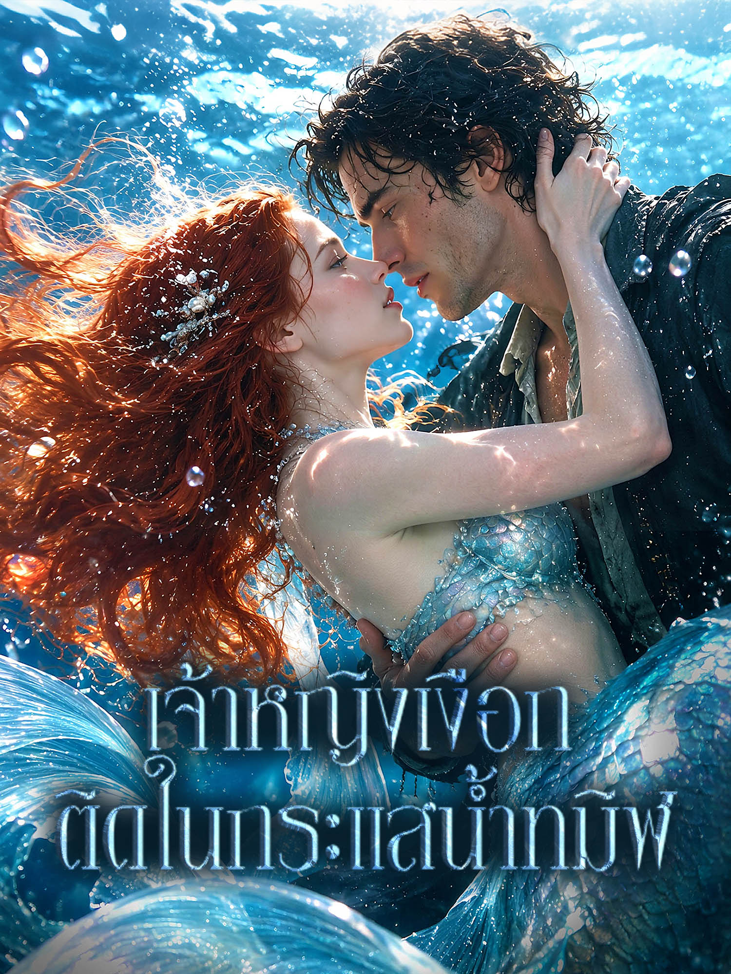 หน้าปกและภาพซีรีส์สั้น เจ้าหญิงเงือกติดในกระแสน้ำทมิฬ