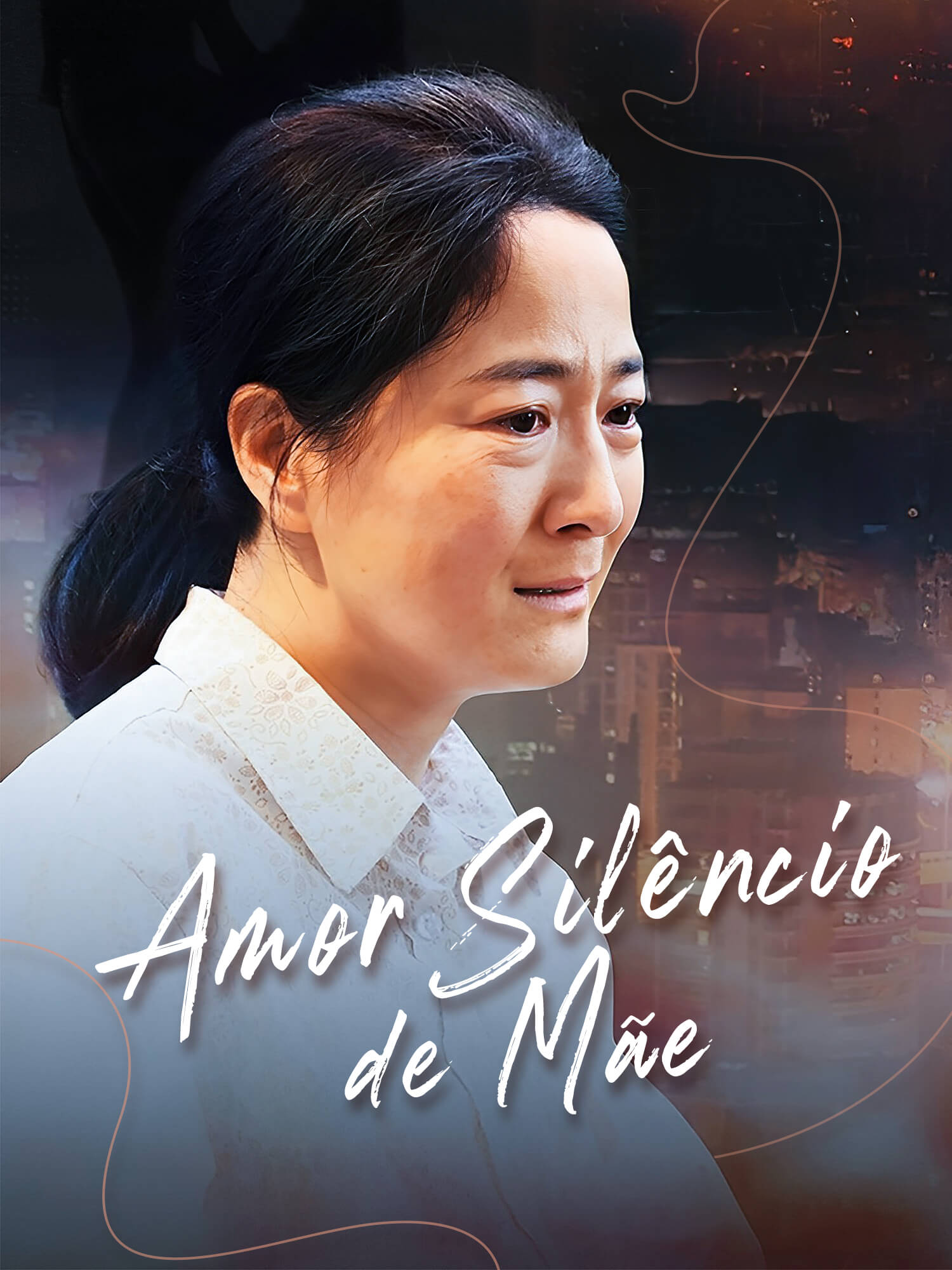 Capa e Pôster da Mini Novela Amor Silêncio de Mãe