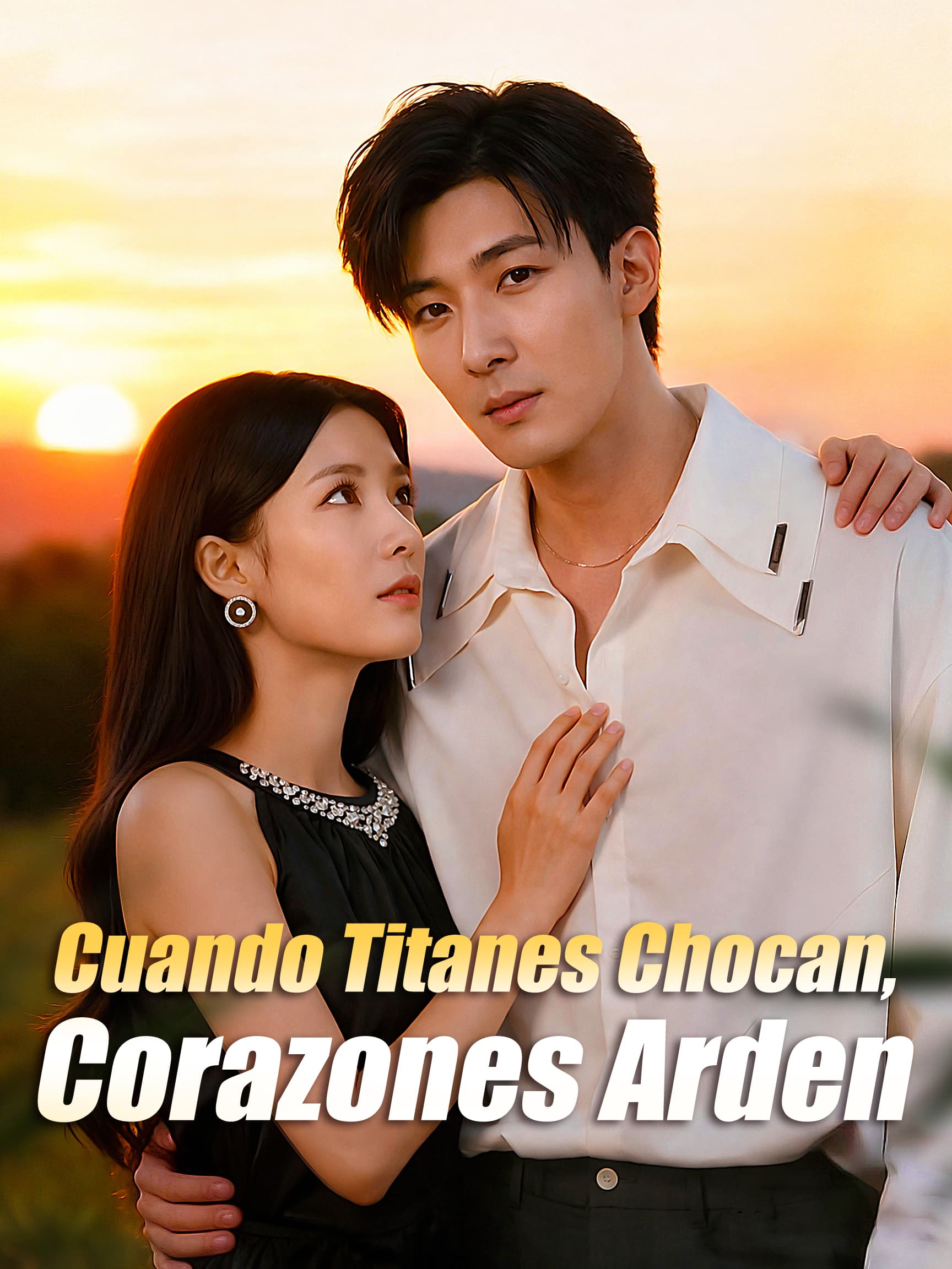 Portada y Póster de la Mini Serie Cuando Titanes Chocan, Corazones Arden