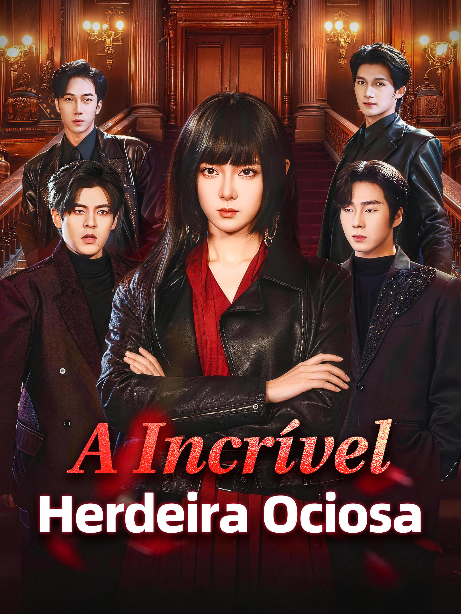 Capa e Pôster da Mini Novela A Incrível Herdeira Ociosa