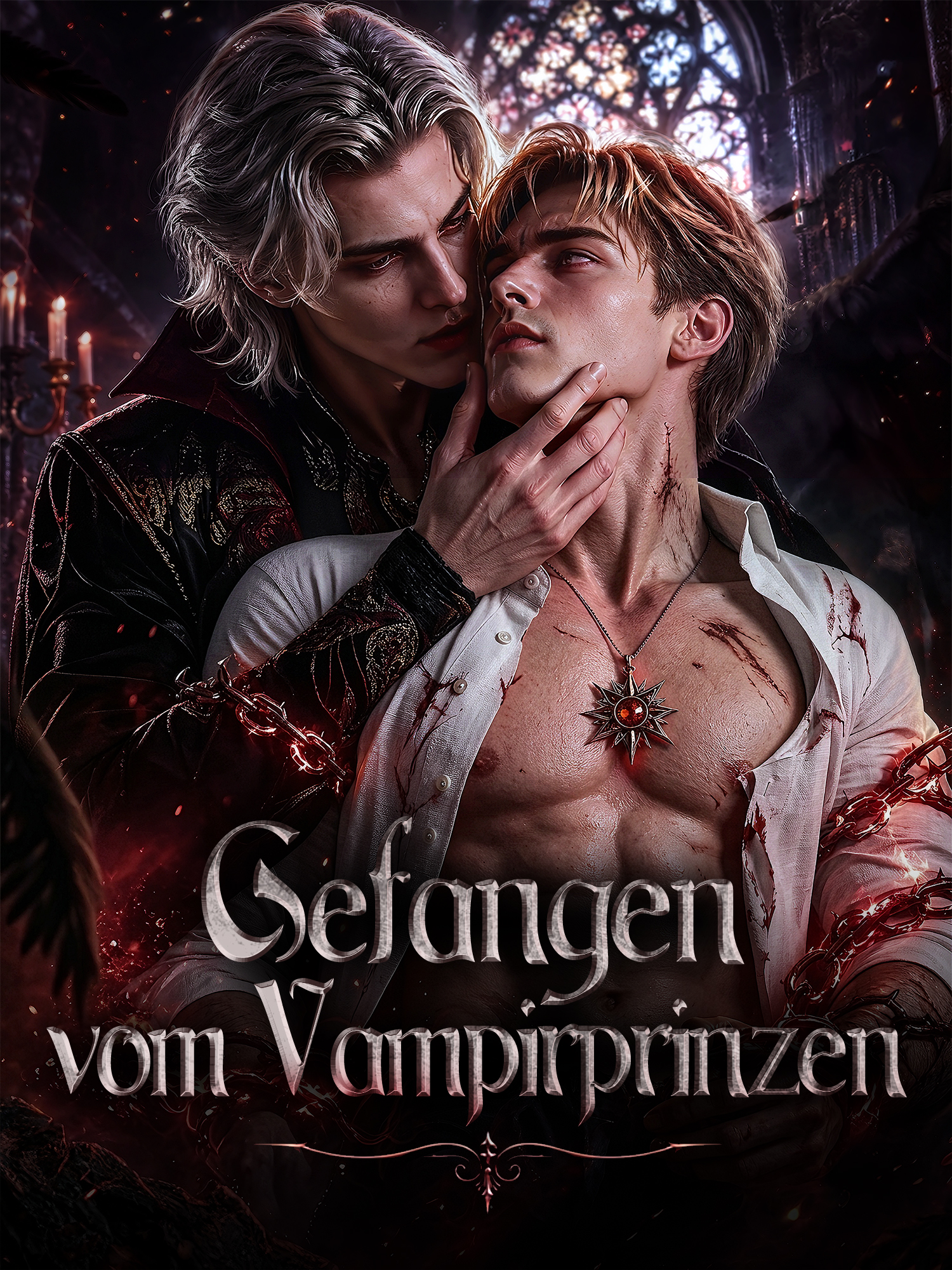 Gefangen vom Vampirprinzen Kurz-Drama Cover (Vertikal)