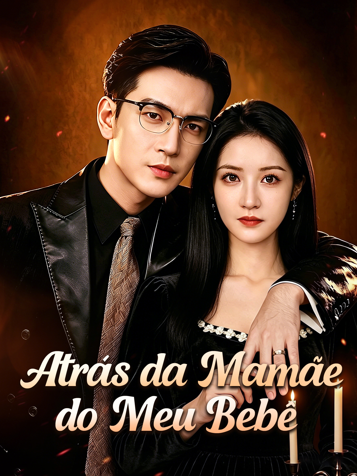 Capa e Pôster da Mini Novela Atrás da Mamãe do Meu Bebê