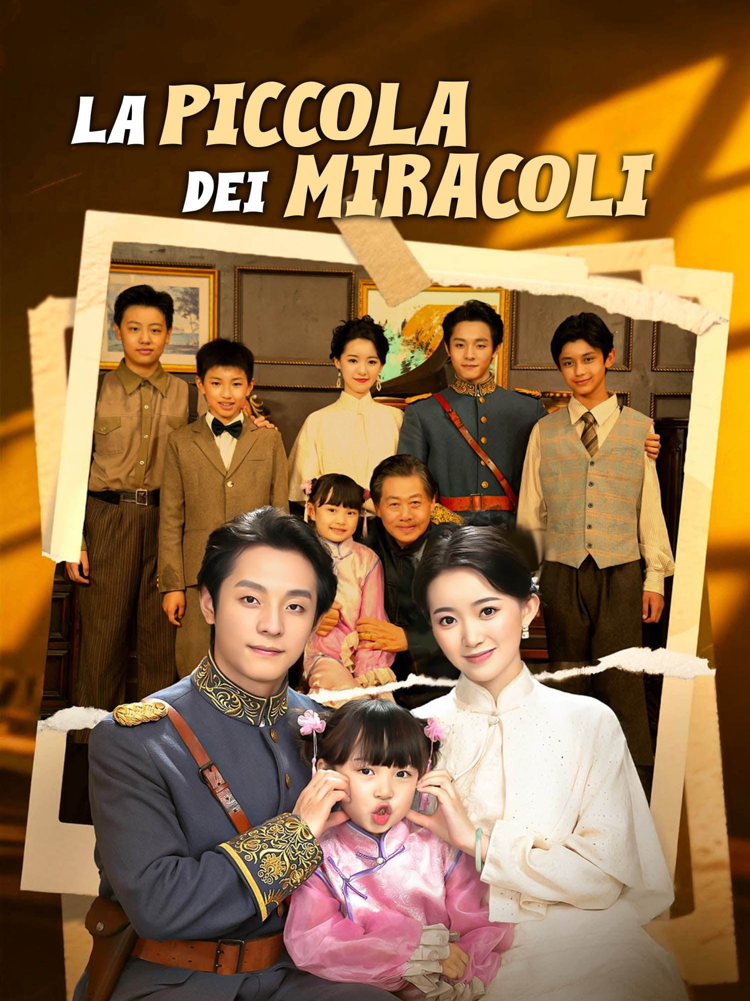 Copertina e Poster della Mini Serie LA PICCOLA DEI MIRACOLI