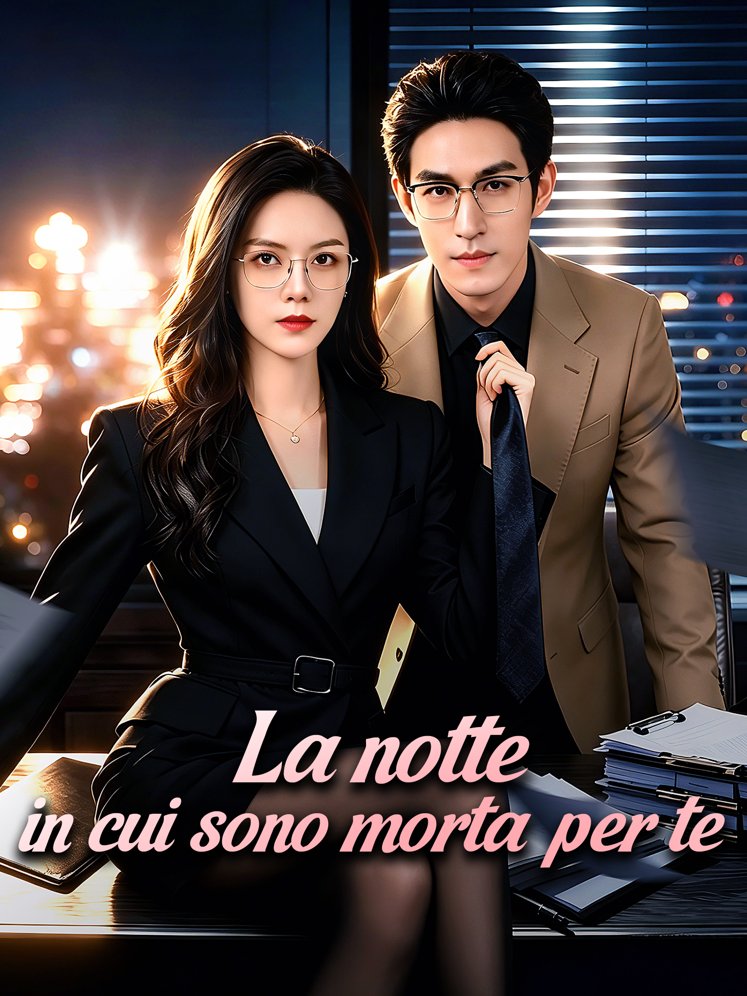 Copertina e Poster della Mini Serie La notte in cui sono morta per te