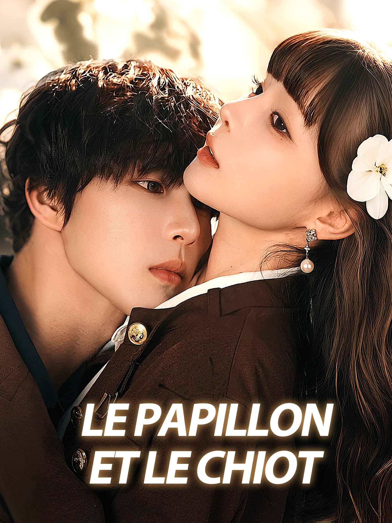 Affiche et Couverture de la Mini-série Le Papillon et le Chiot