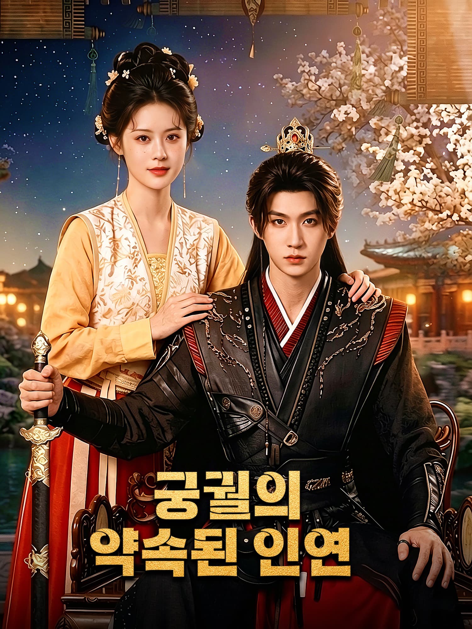 궁궐의 약속된 인연 숏드라마 커버 및 포스터