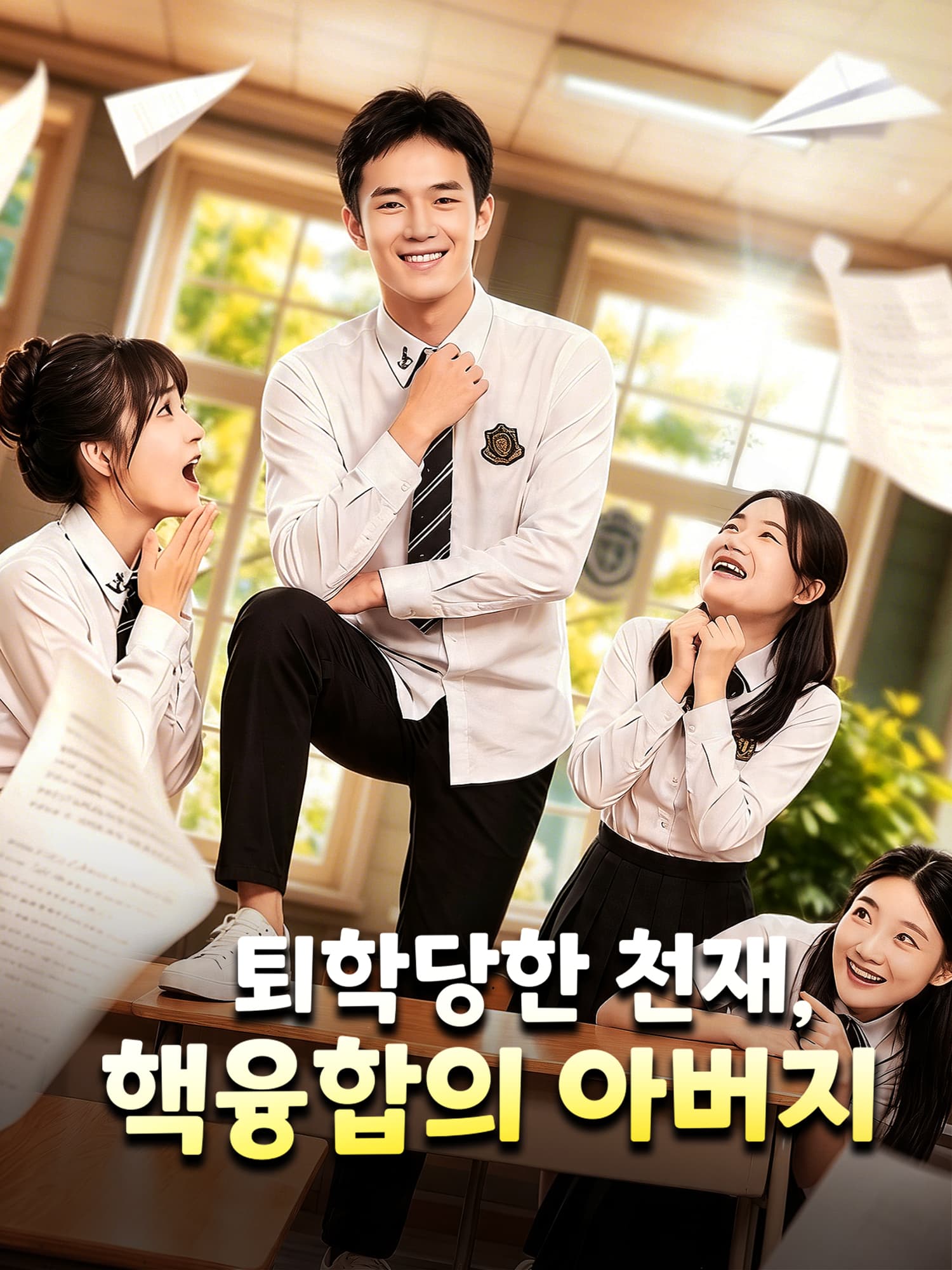 퇴학당한 천재, 핵융합의 아버지 숏드라마 커버 및 포스터