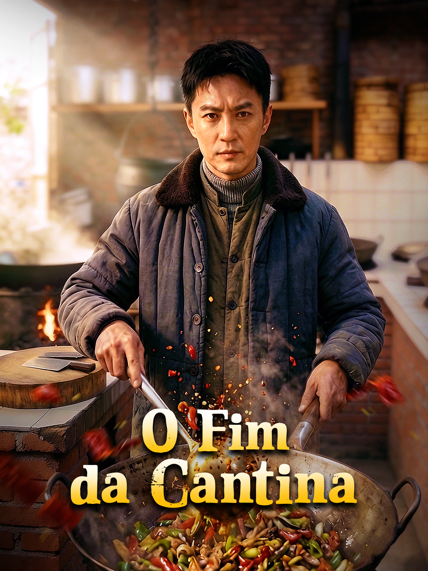 Capa e Pôster da Mini Novela O Fim da Cantina