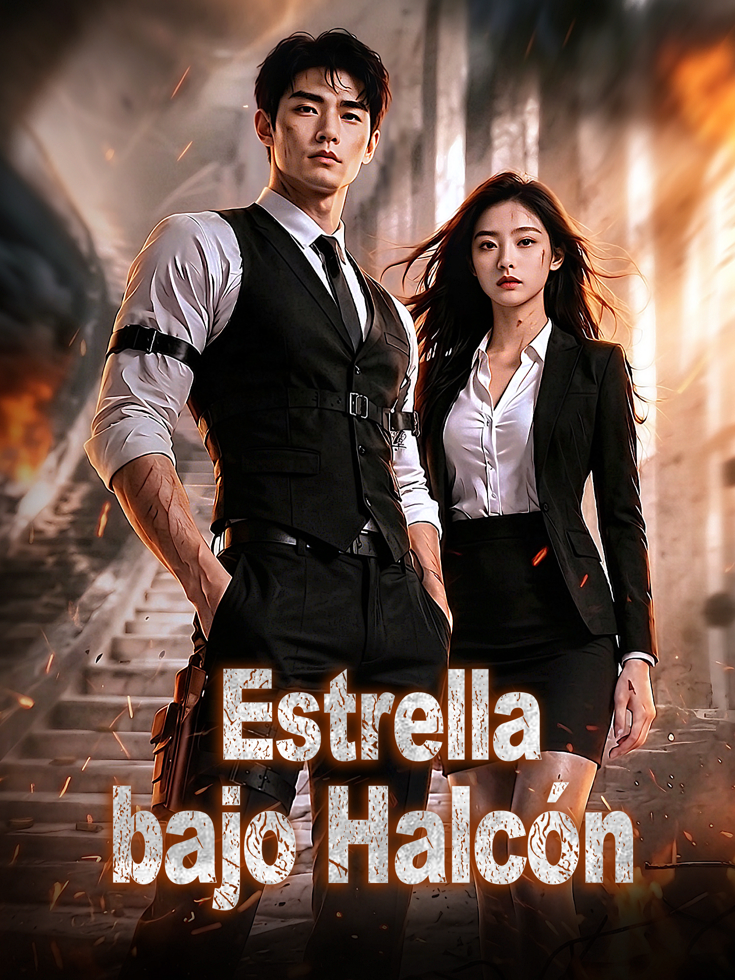 Portada y Póster de la Mini Serie Estrella bajo Halcón