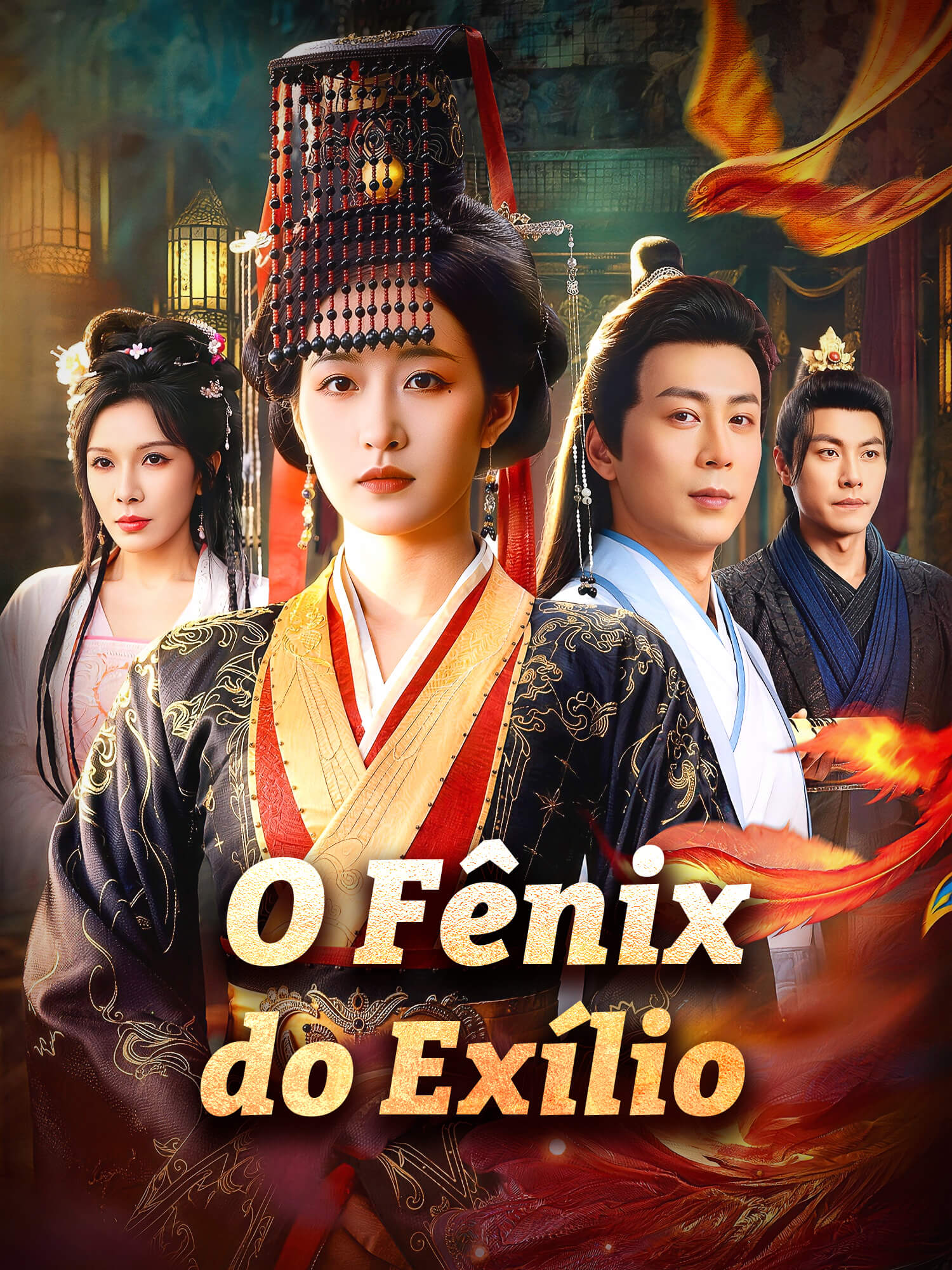 Capa e Pôster da Mini Novela O Fênix do Exílio