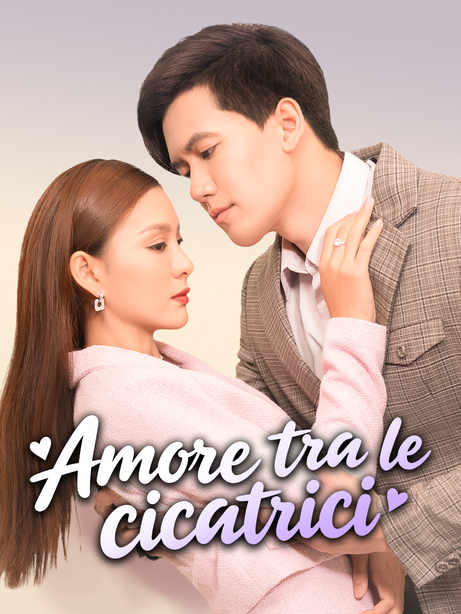 Copertina e Poster della Mini Serie Amore tra le cicatrici