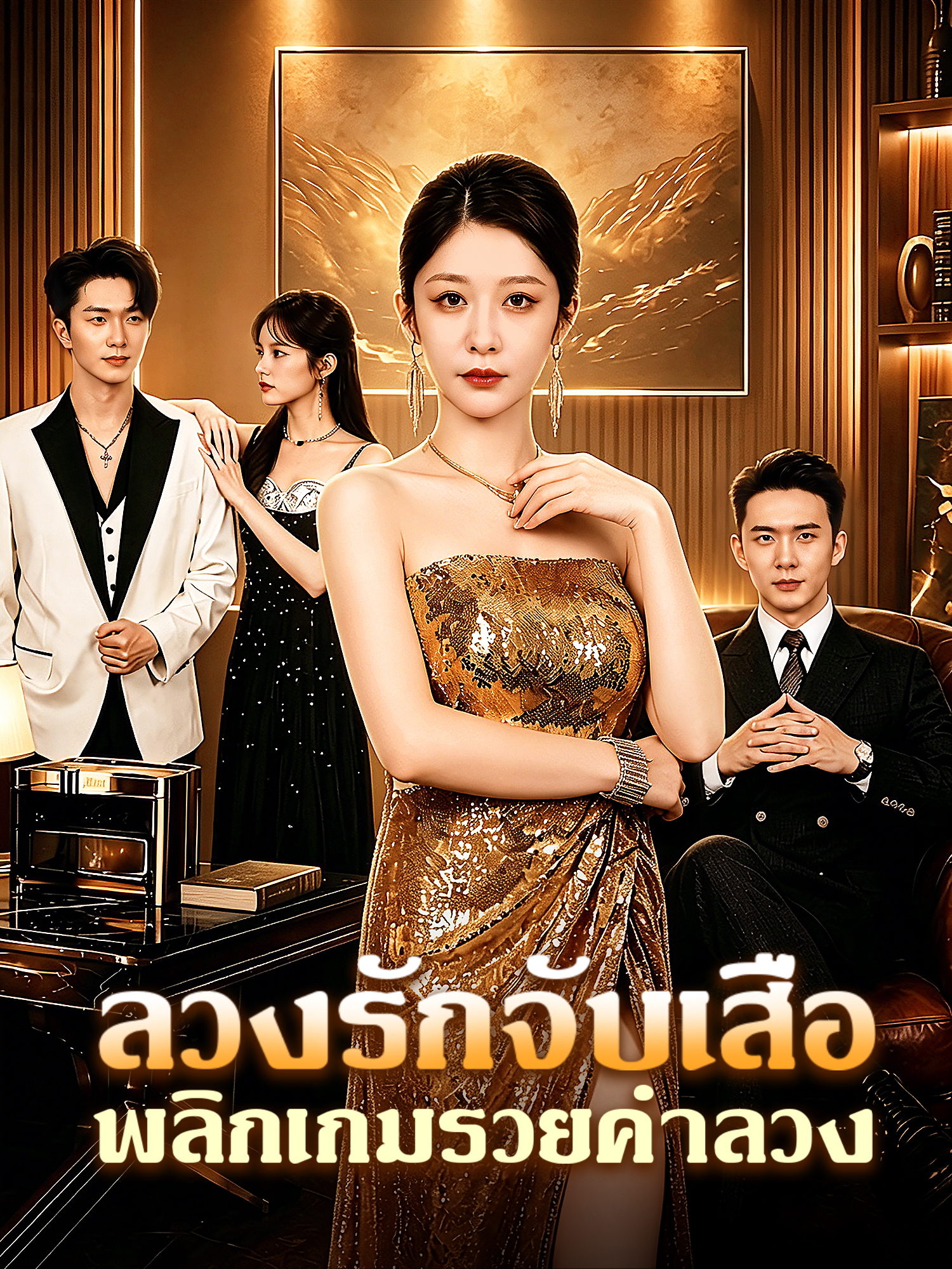 โปสเตอร์ ลวงรักจับเสือ พลิกเกมรวยคำลวง