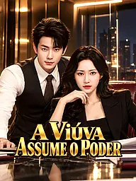 Capa e Pôster da Mini Novela A Viúva Assume o Poder
