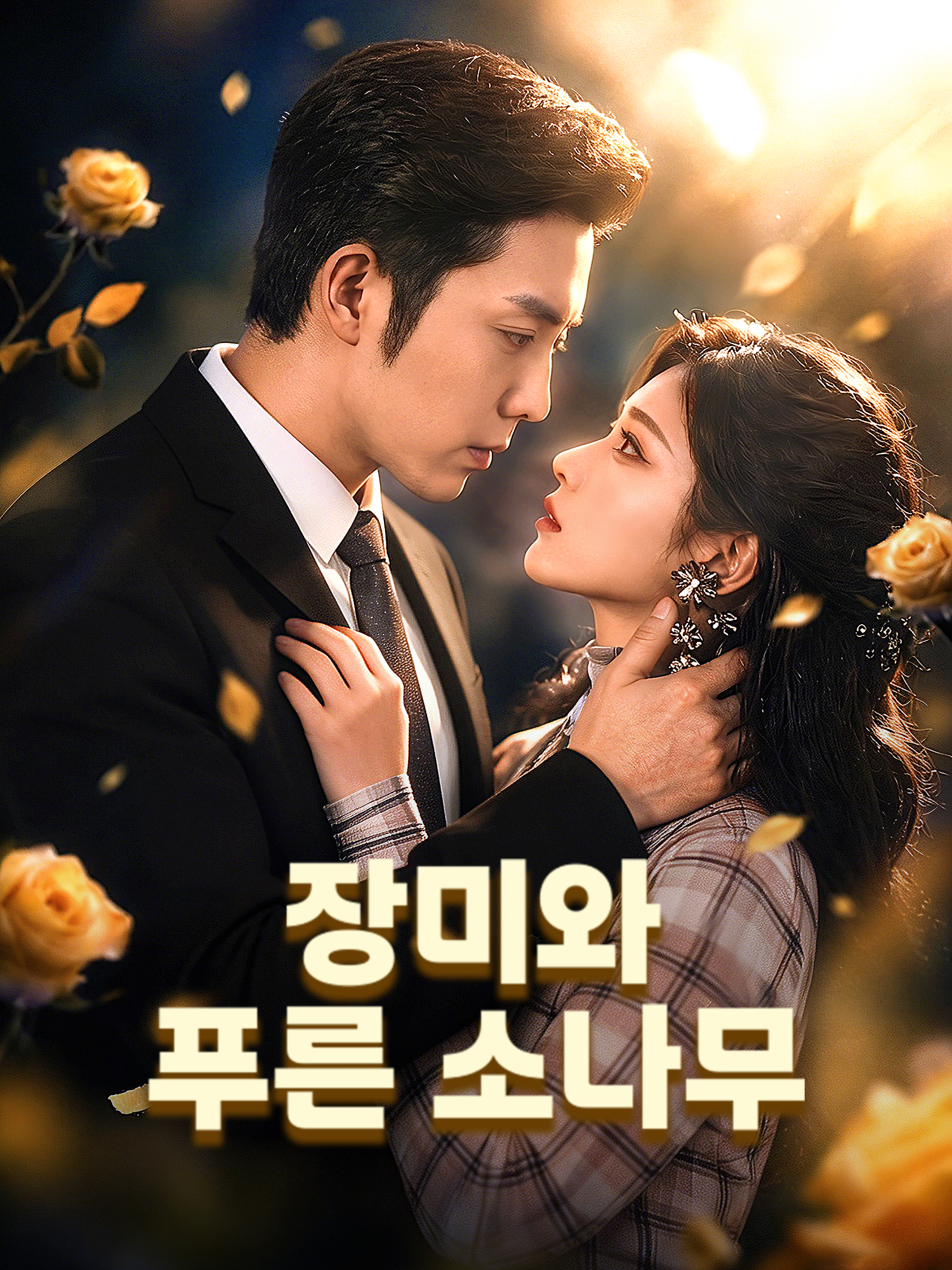 장미와 푸른 소나무