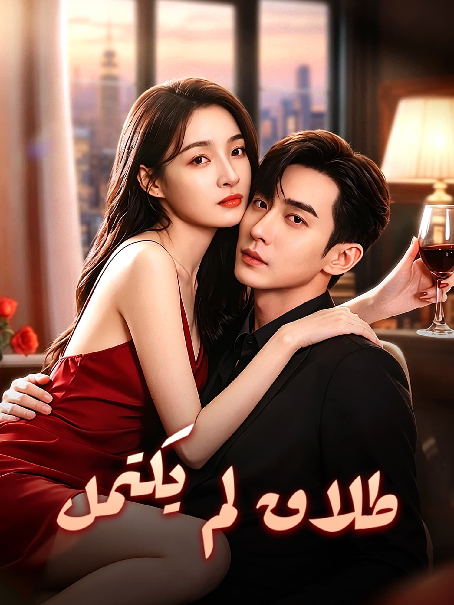 غلاف وملصق مسلسل طلاق لم يكتمل القصير