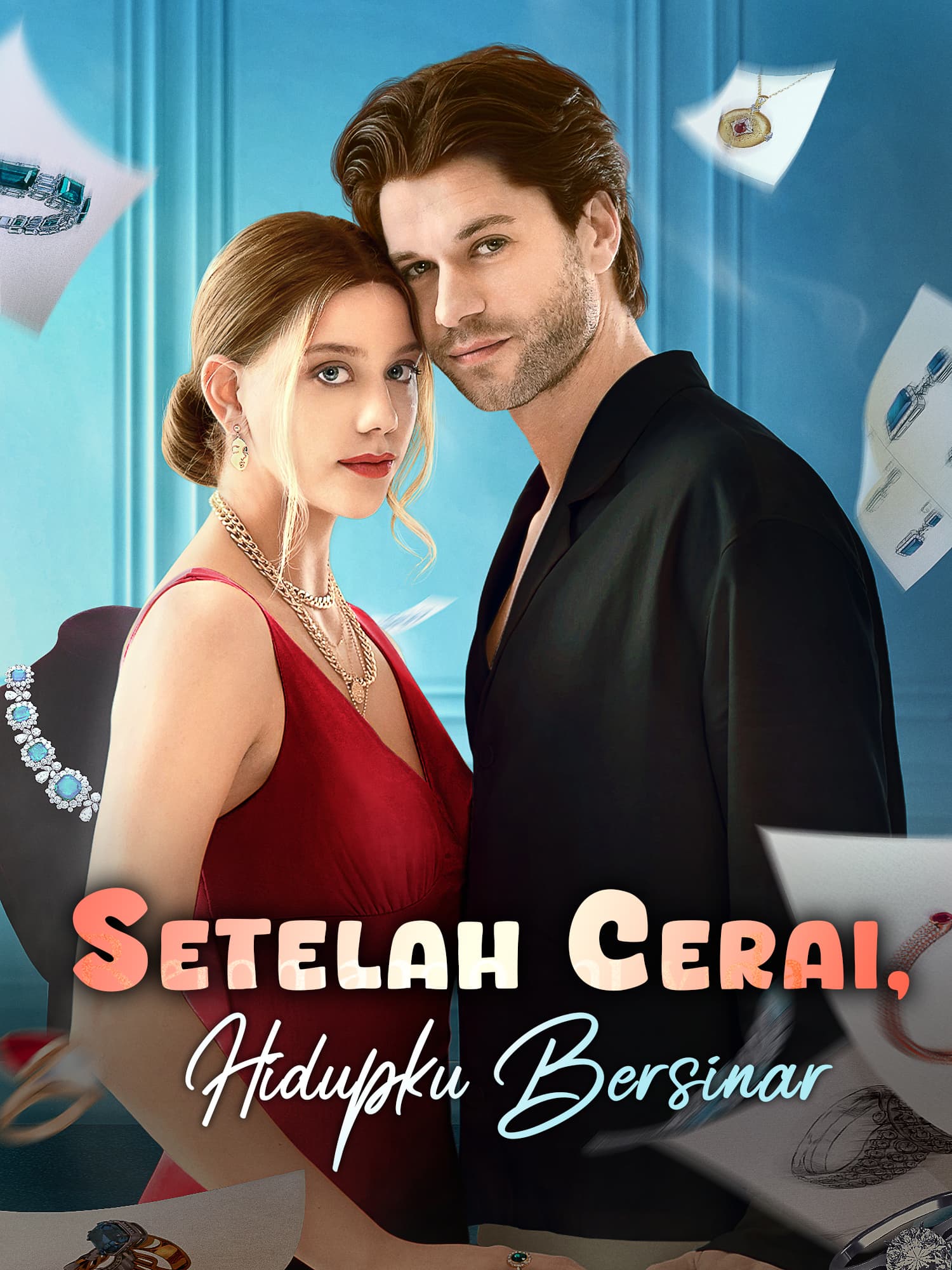Sampul Drama Pendek Setelah Cerai, Hidupku Bersinar (Vertikal)