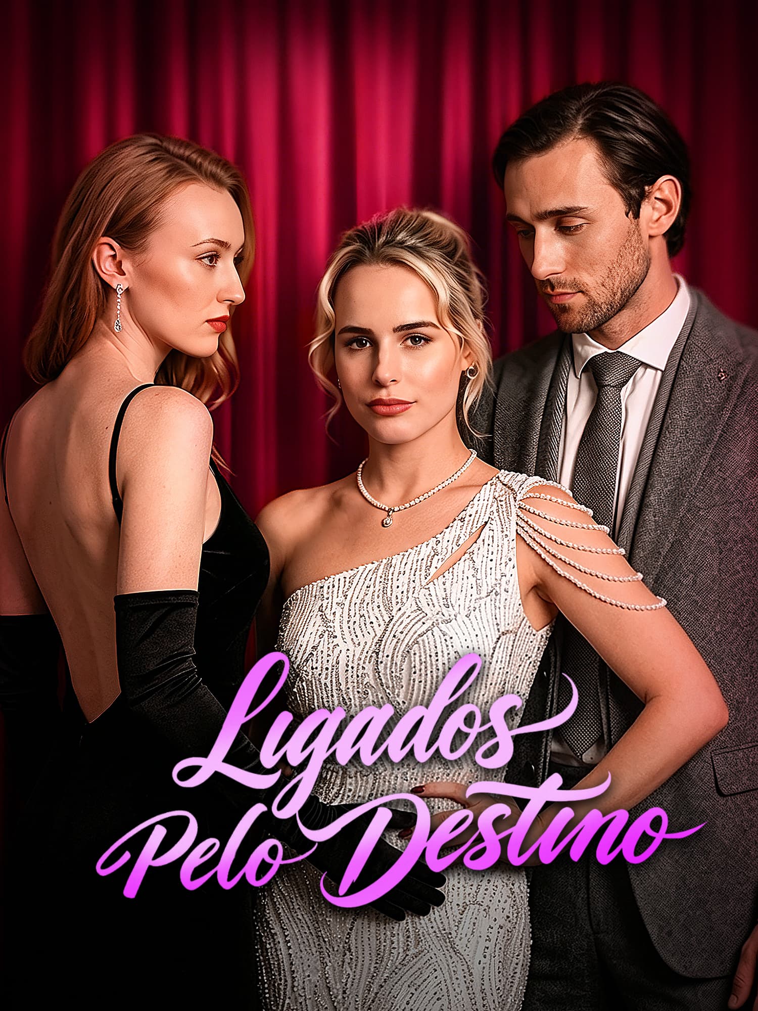 Capa e Pôster da Mini Novela Ligados Pelo Destino