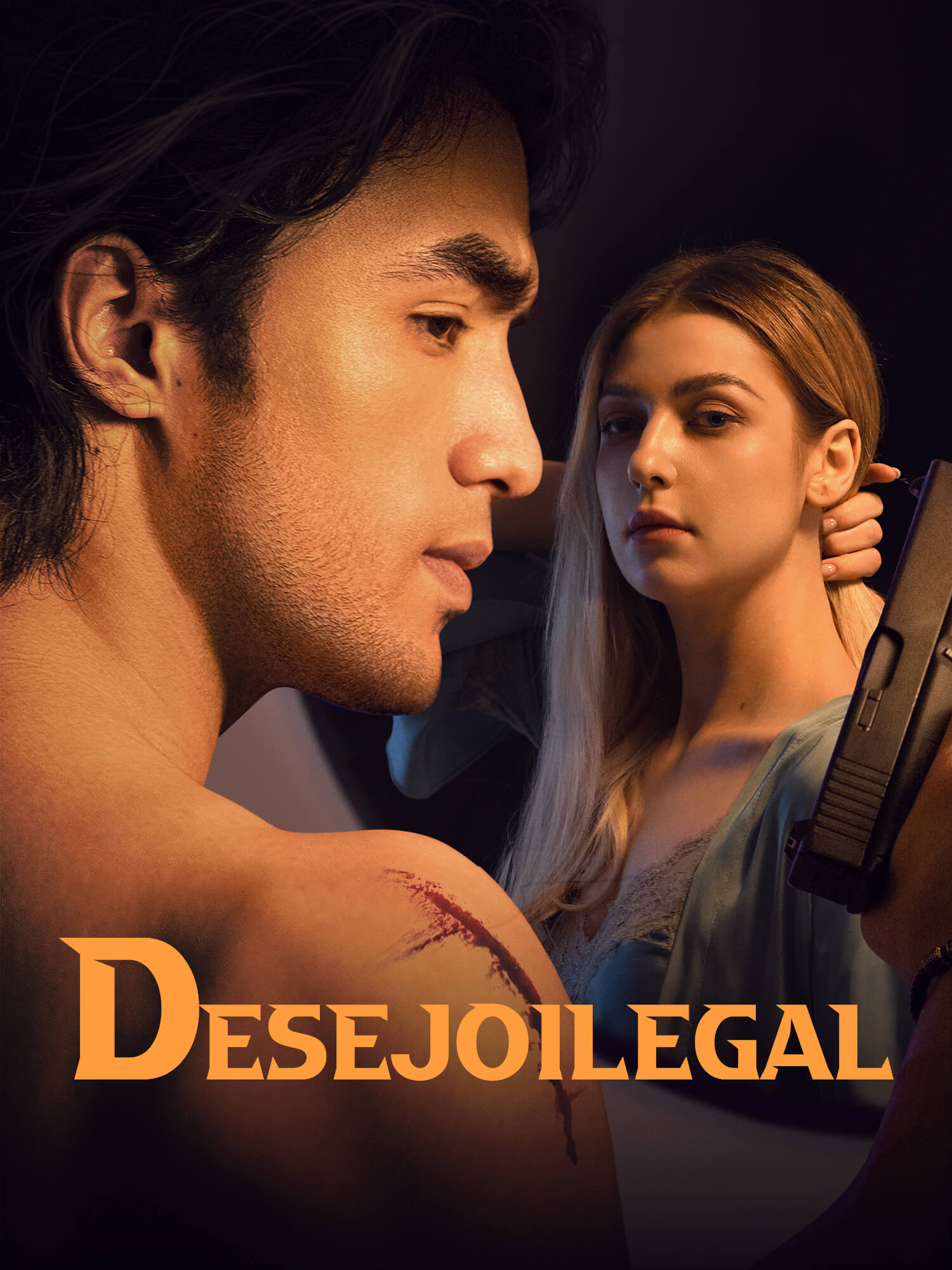 Capa e Pôster da Mini Novela Desejo ilegal