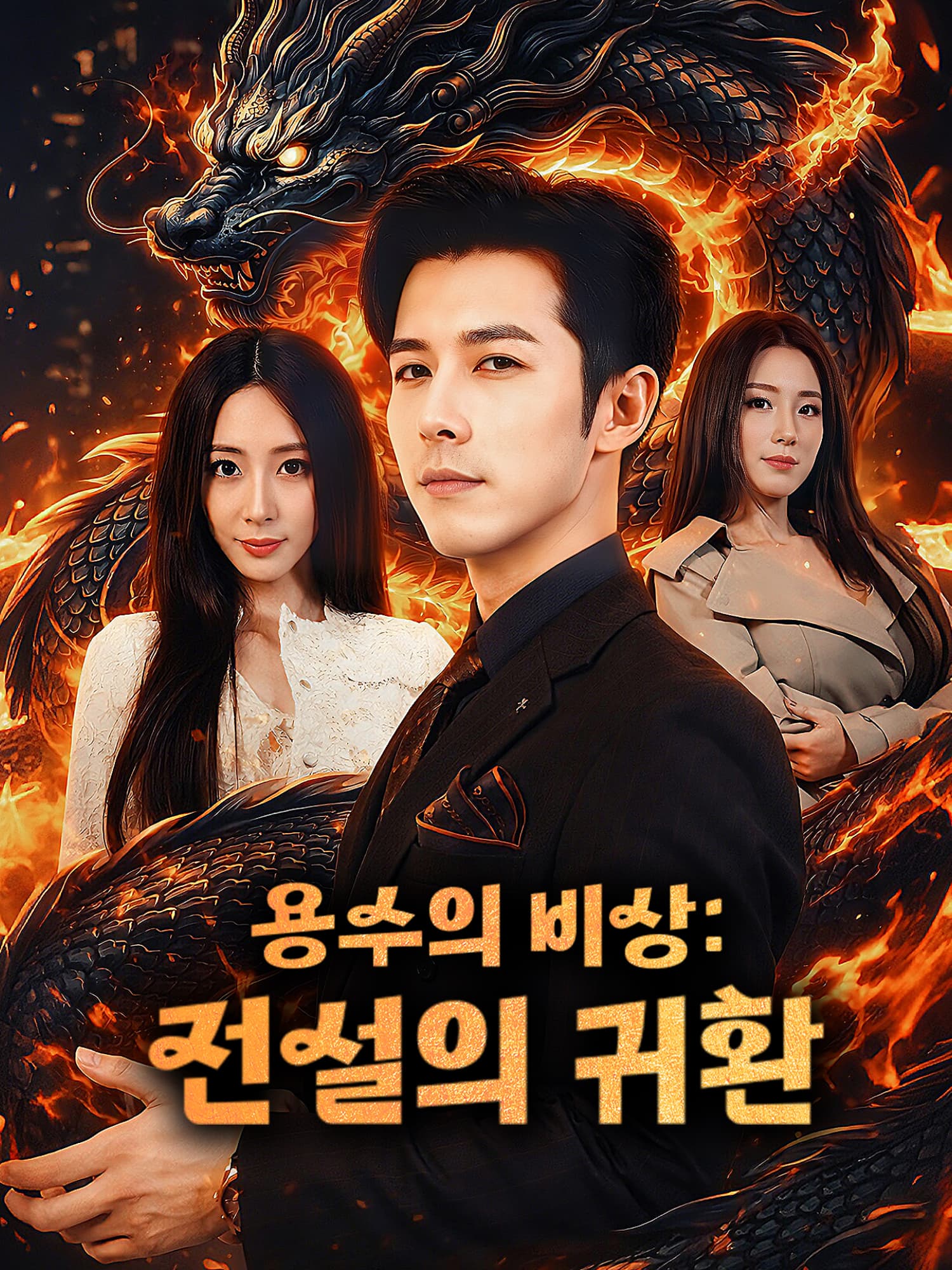 용수의 비상: 전설의 귀환 숏드라마 커버 및 포스터