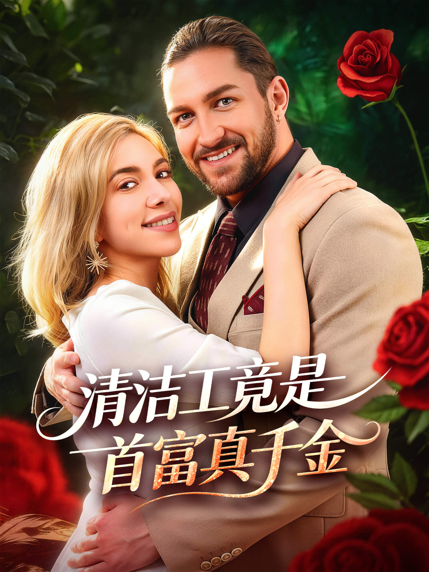 清洁工竟是首富真千金 短剧封面与海报