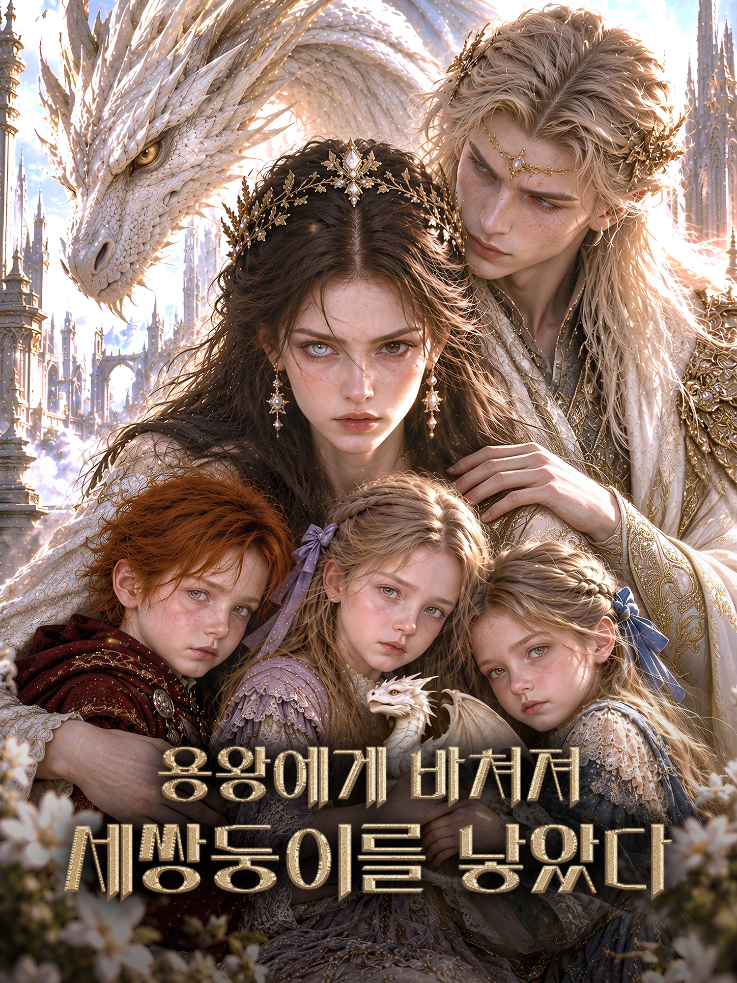 용왕에게 바쳐져 세쌍둥이를 낳았다 숏드라마 포스터 (모바일 시리즈)