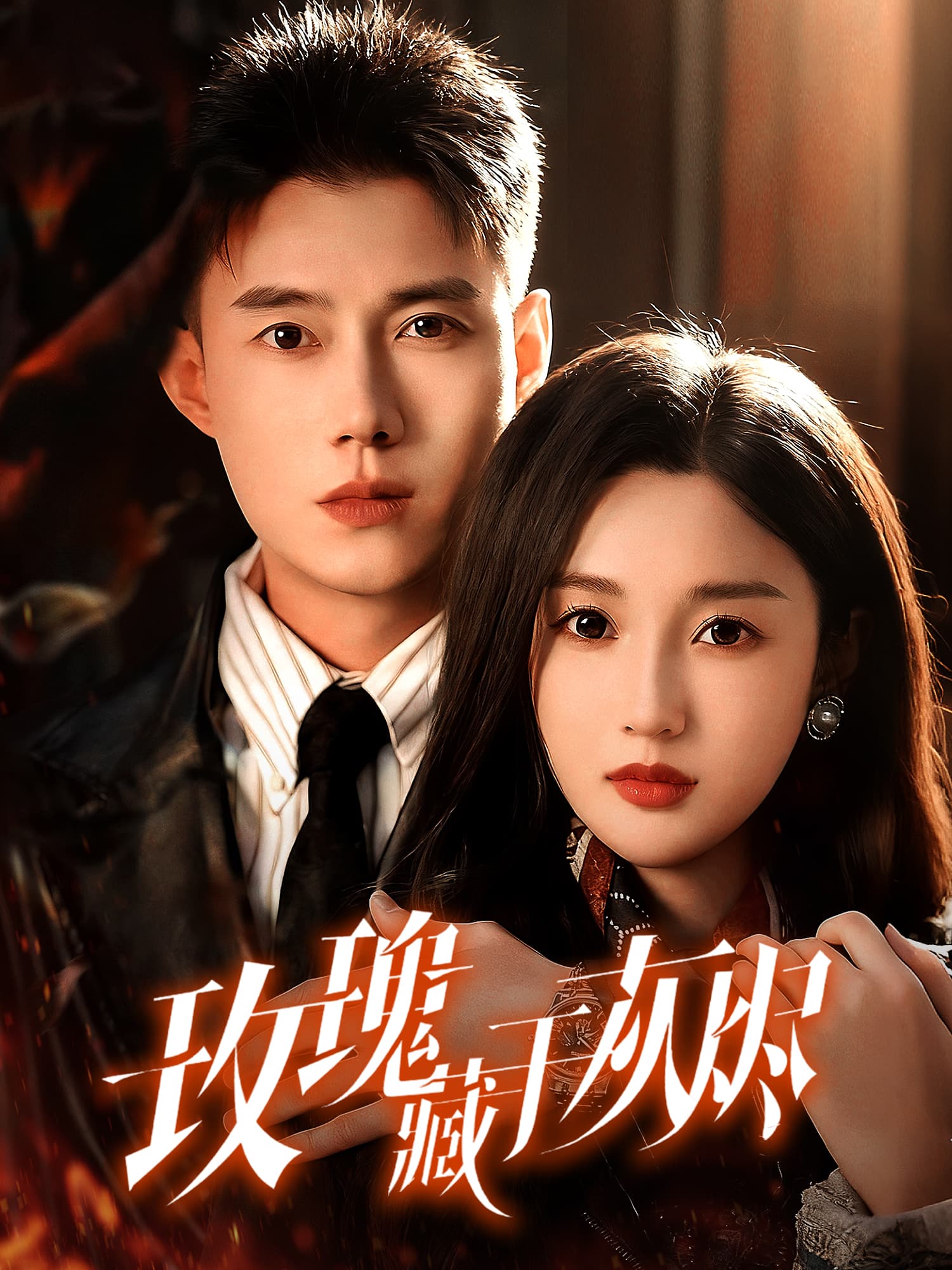 玫瑰藏于灰烬 短剧封面与海报