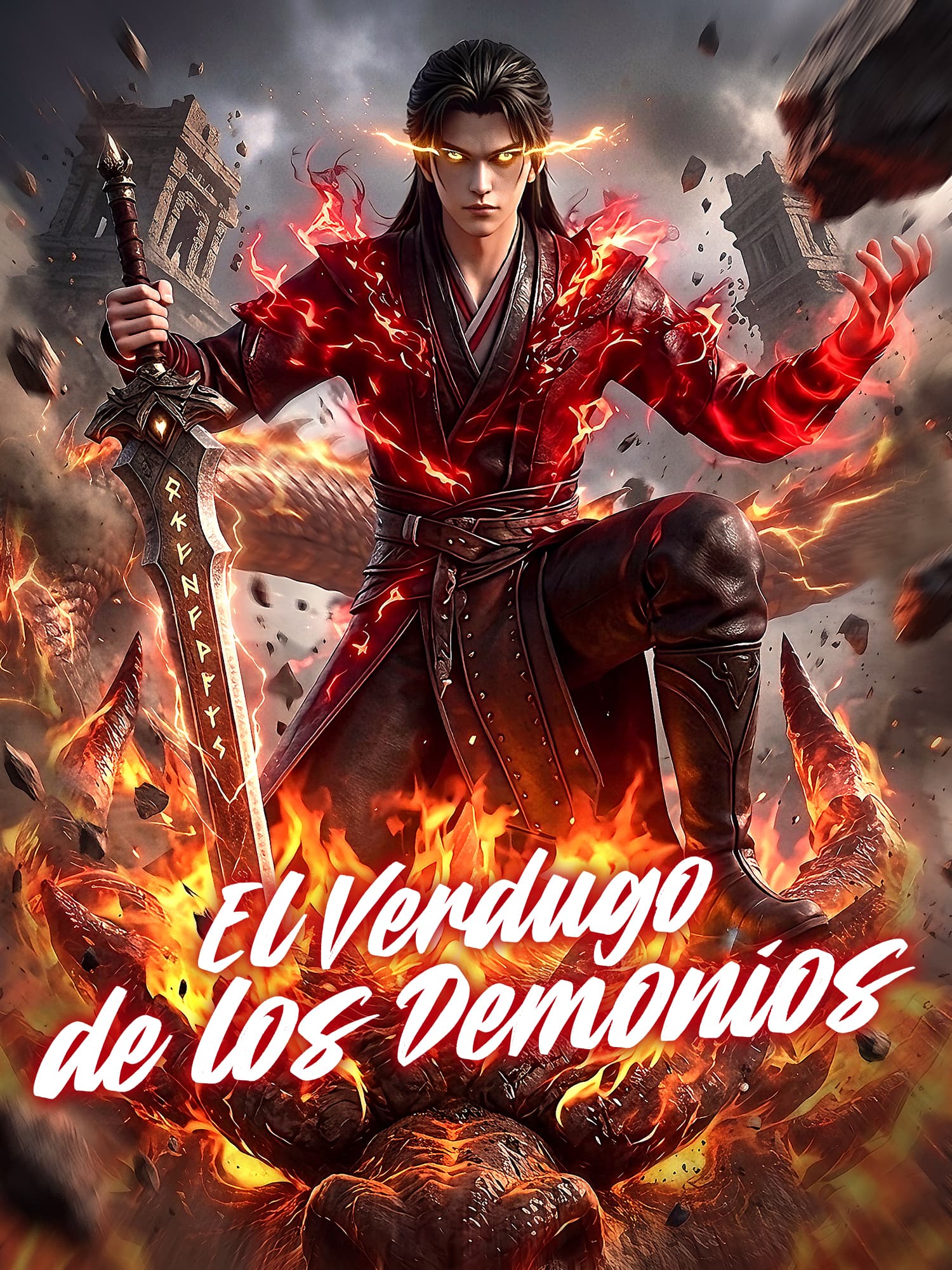 Portada y Póster de la Mini Serie El Verdugo de los Demonios
