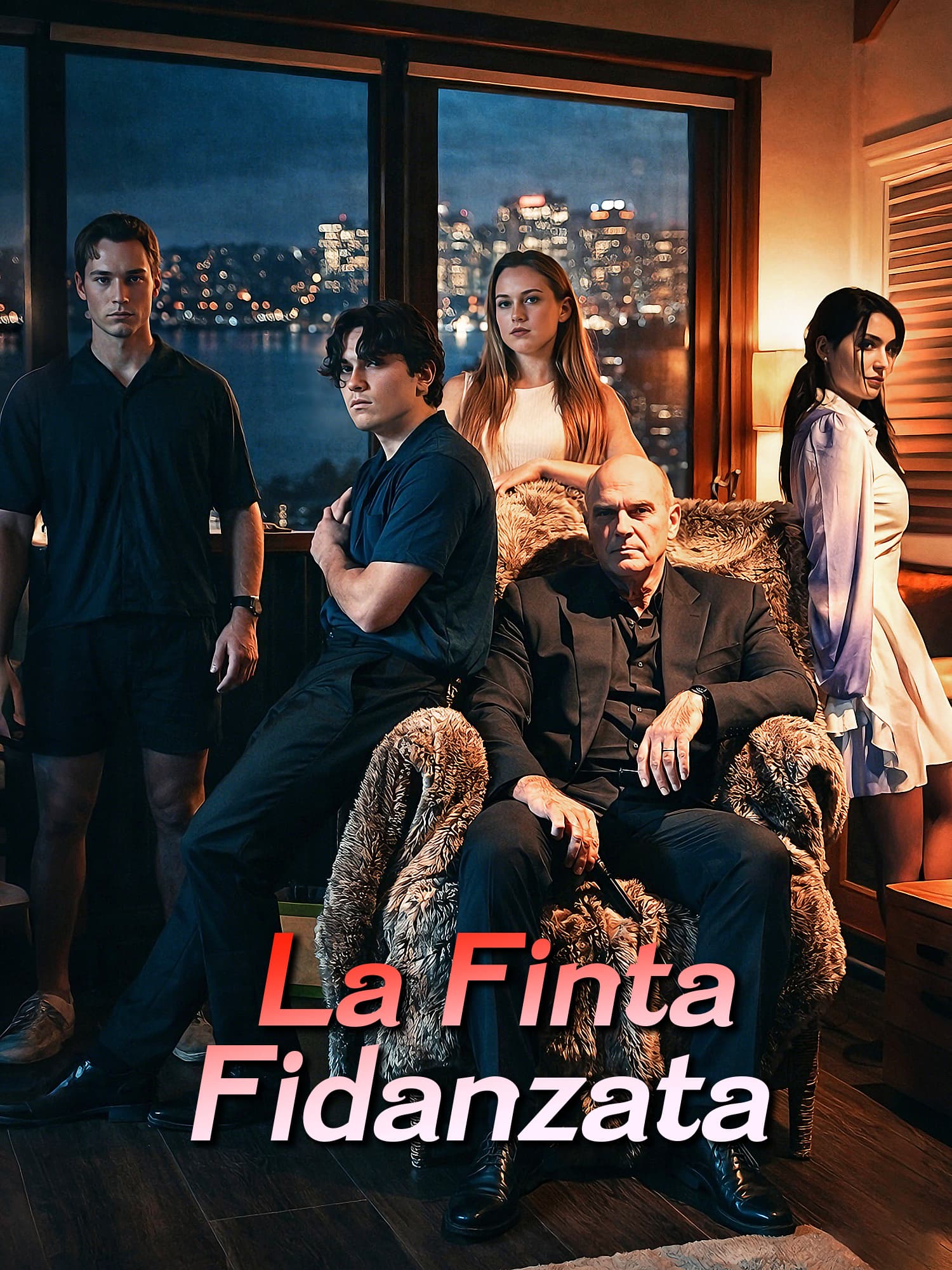 Copertina e Poster della Mini Serie La Finta Fidanzata