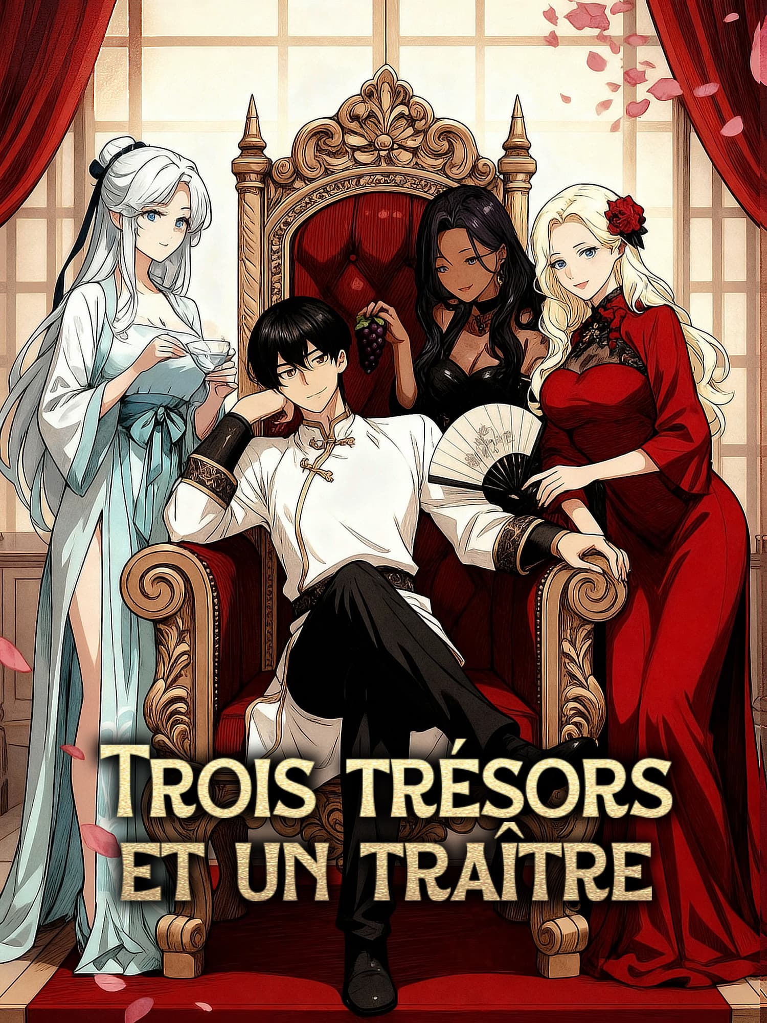 Affiche et Couverture de la Mini-série Trois trésors et un traître