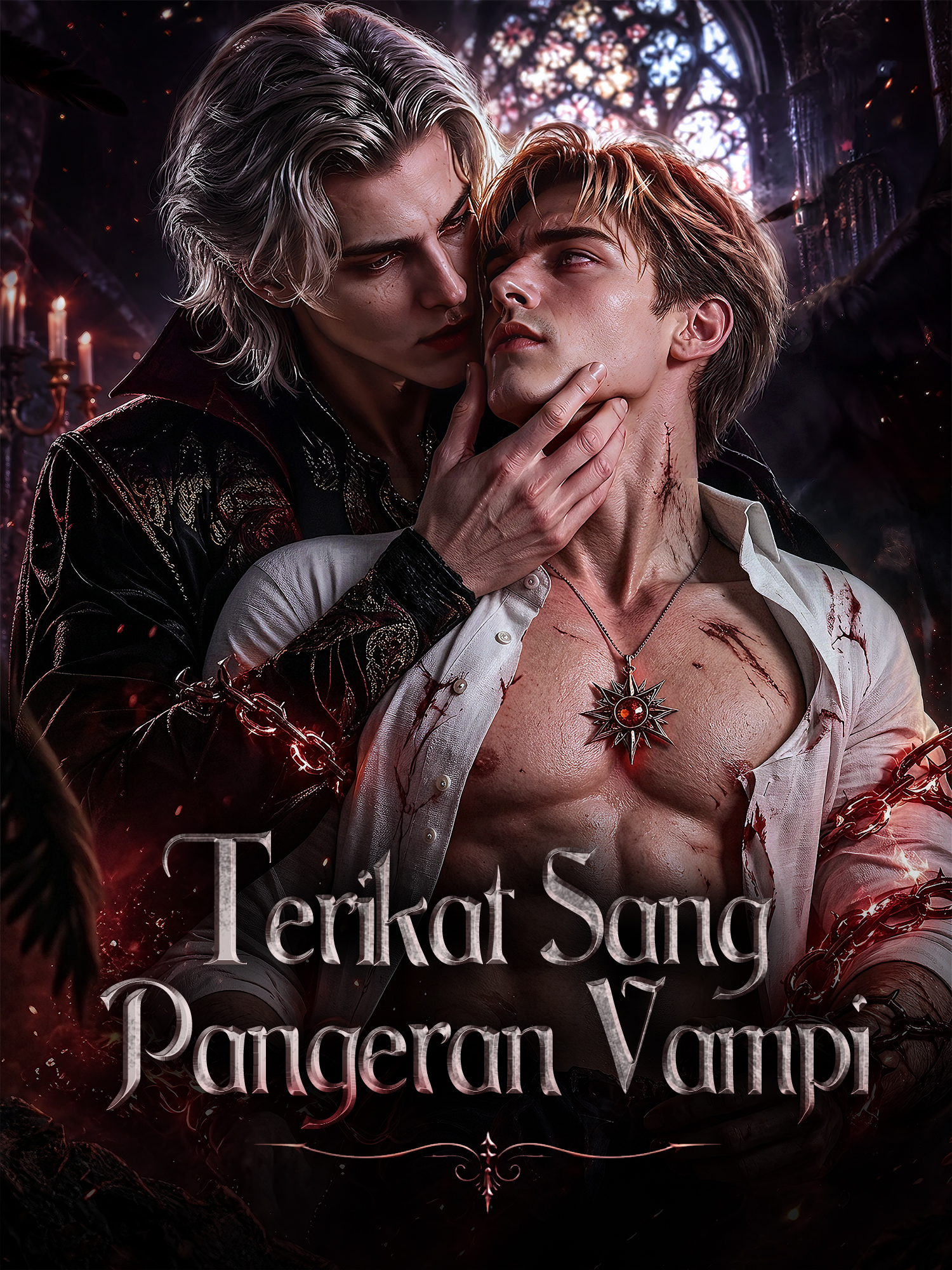Sampul Drama Pendek Terikat Sang Pangeran Vampir (Vertikal)
