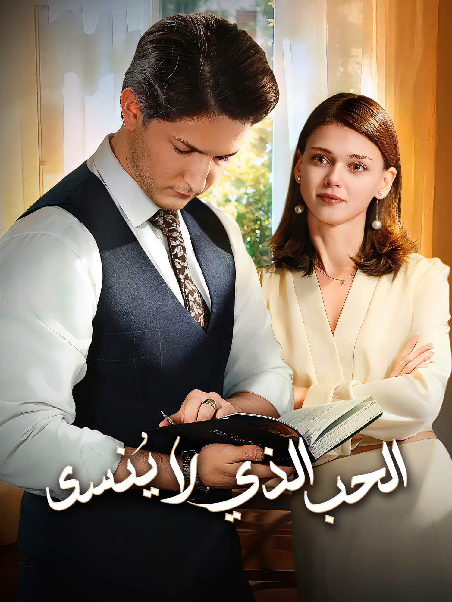 غلاف وملصق مسلسل الحب الذي لا يُنسى القصير