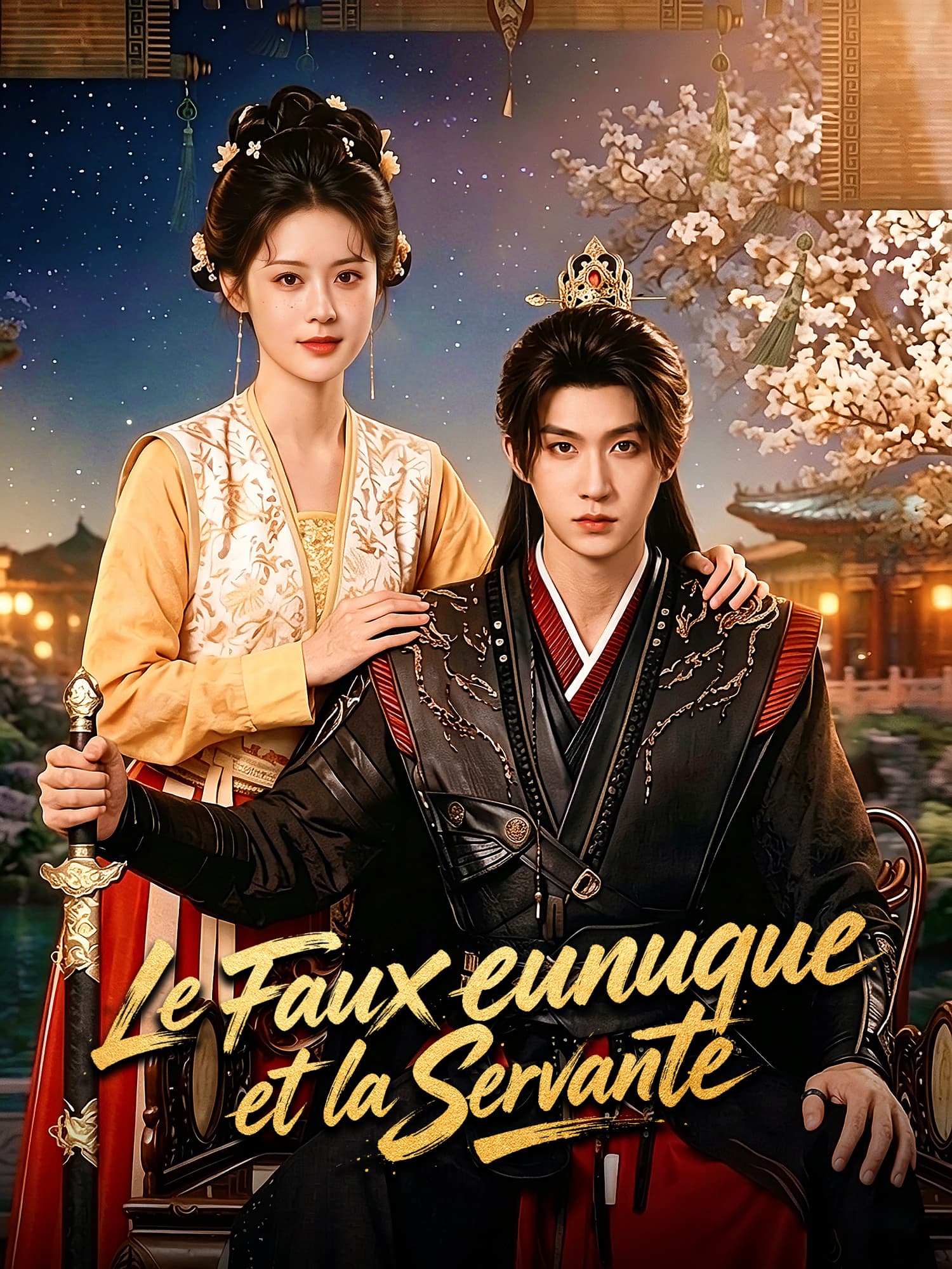 Affiche et Couverture de la Mini-série Le Faux eunuque et la Servante