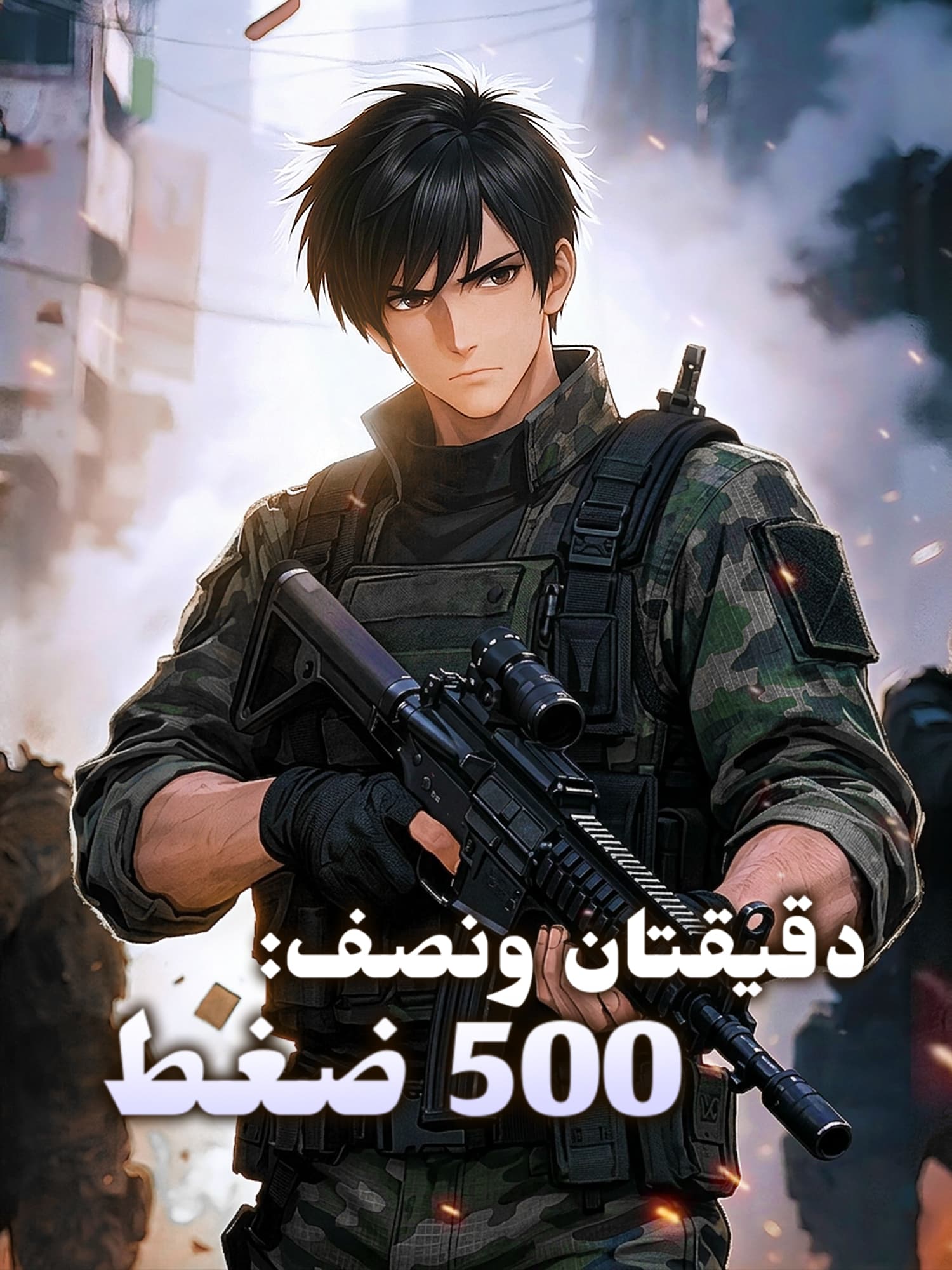 غلاف وملصق مسلسل دقيقتان ونصف: 500 ضغط القصير