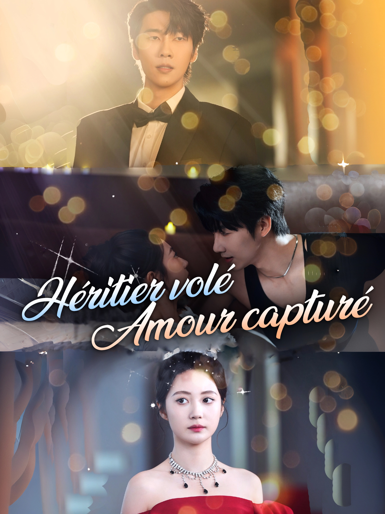 Affiche et Couverture de la Mini-série Héritier volé, Amour capturé