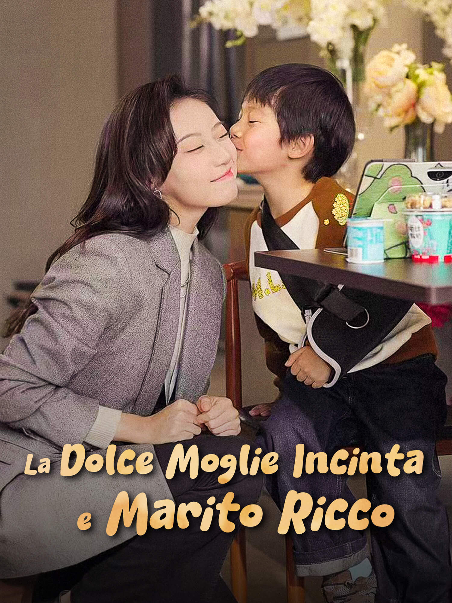 La dolce moglie incinta e marito ricco