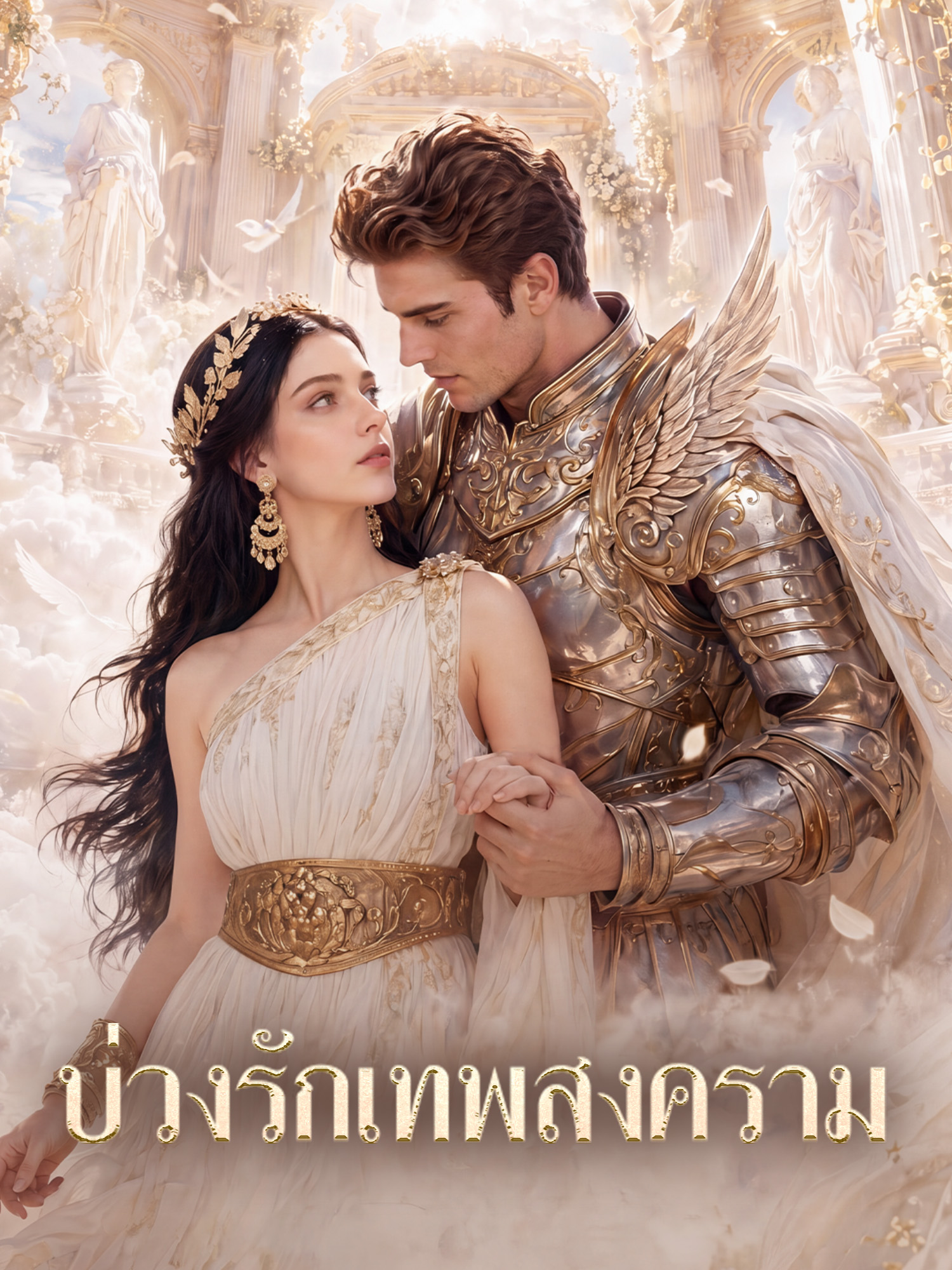 หน้าปกและภาพซีรีส์สั้น บ่วงรักเทพสงคราม