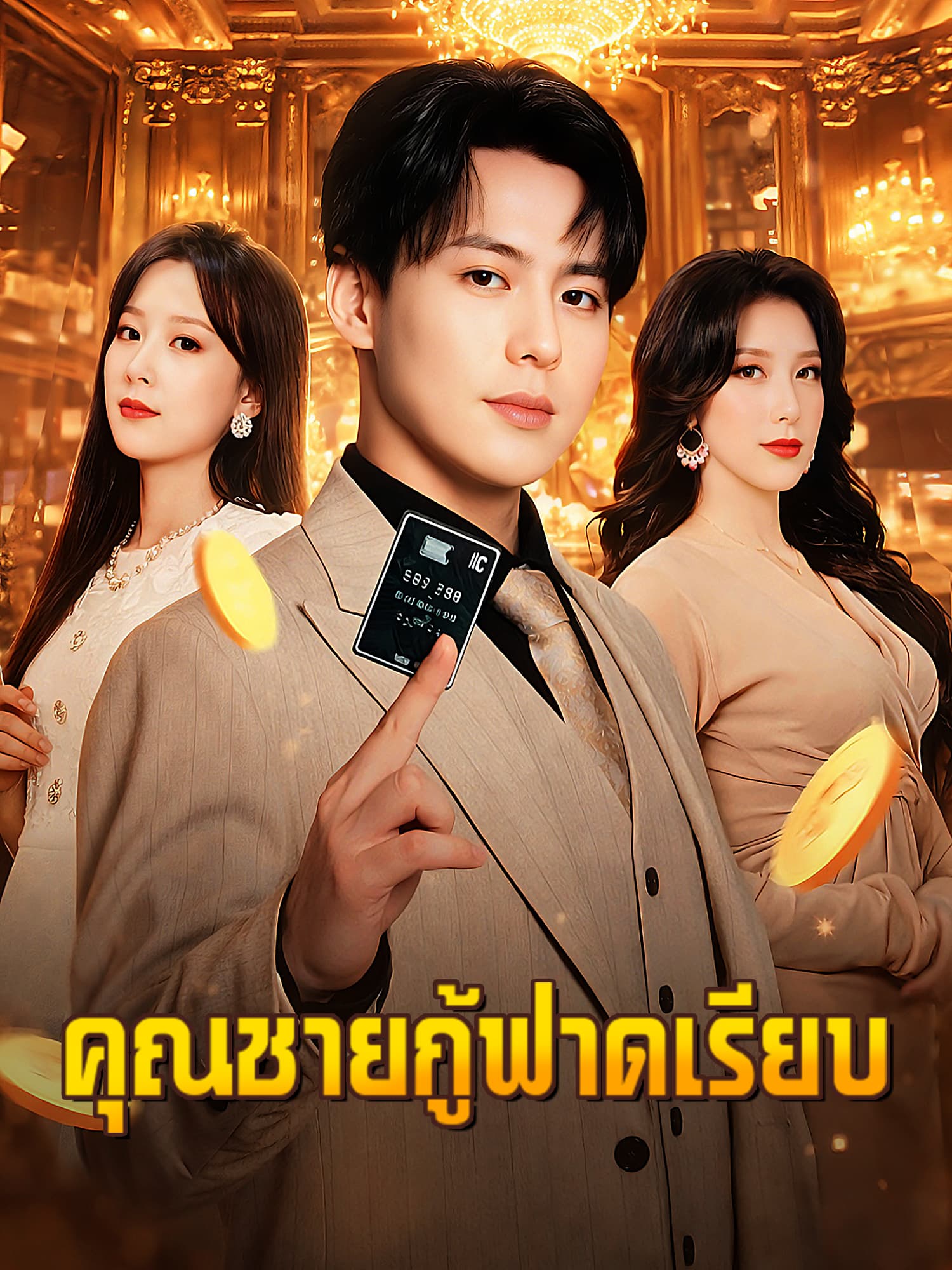 หน้าปกละครสั้น คุณชายกู้ฟาดเรียบ (ละครสั้นแนวตั้ง)