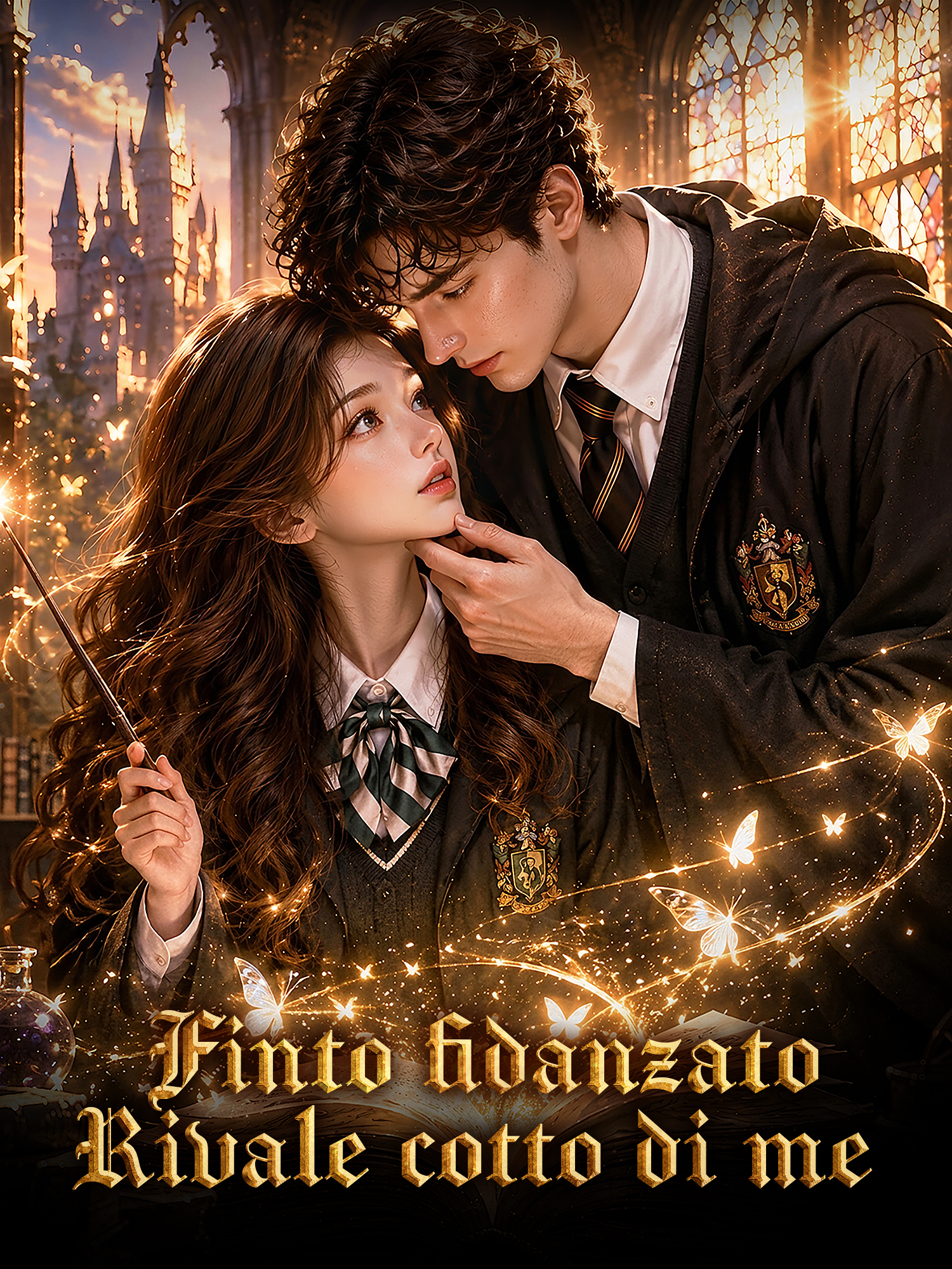 Copertina del dramma corto Finto fidanzato Rivale cotto di me (Categorie verticali di)