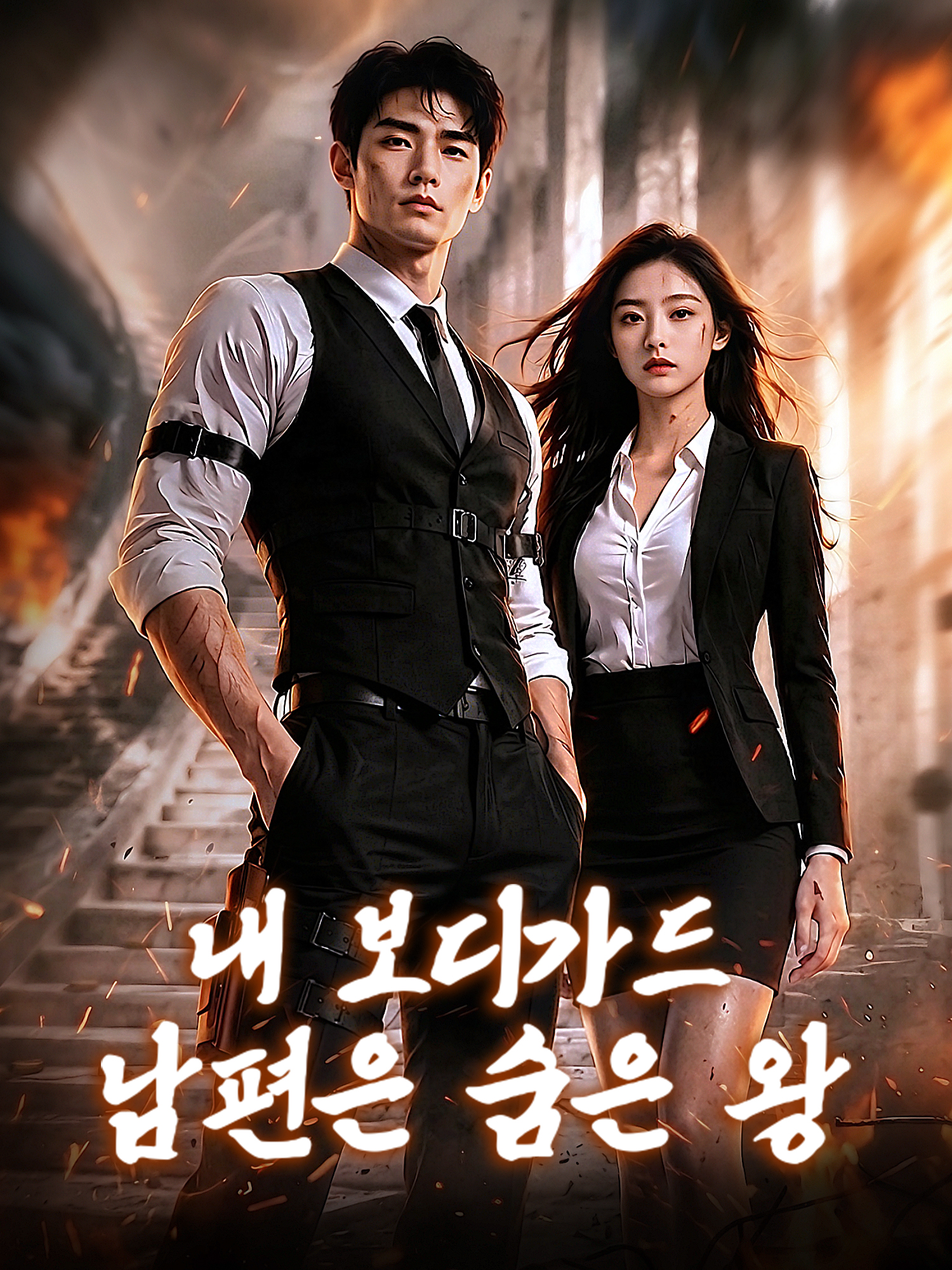 내 보디가드 남편은 숨은 왕 숏드라마 커버 및 포스터