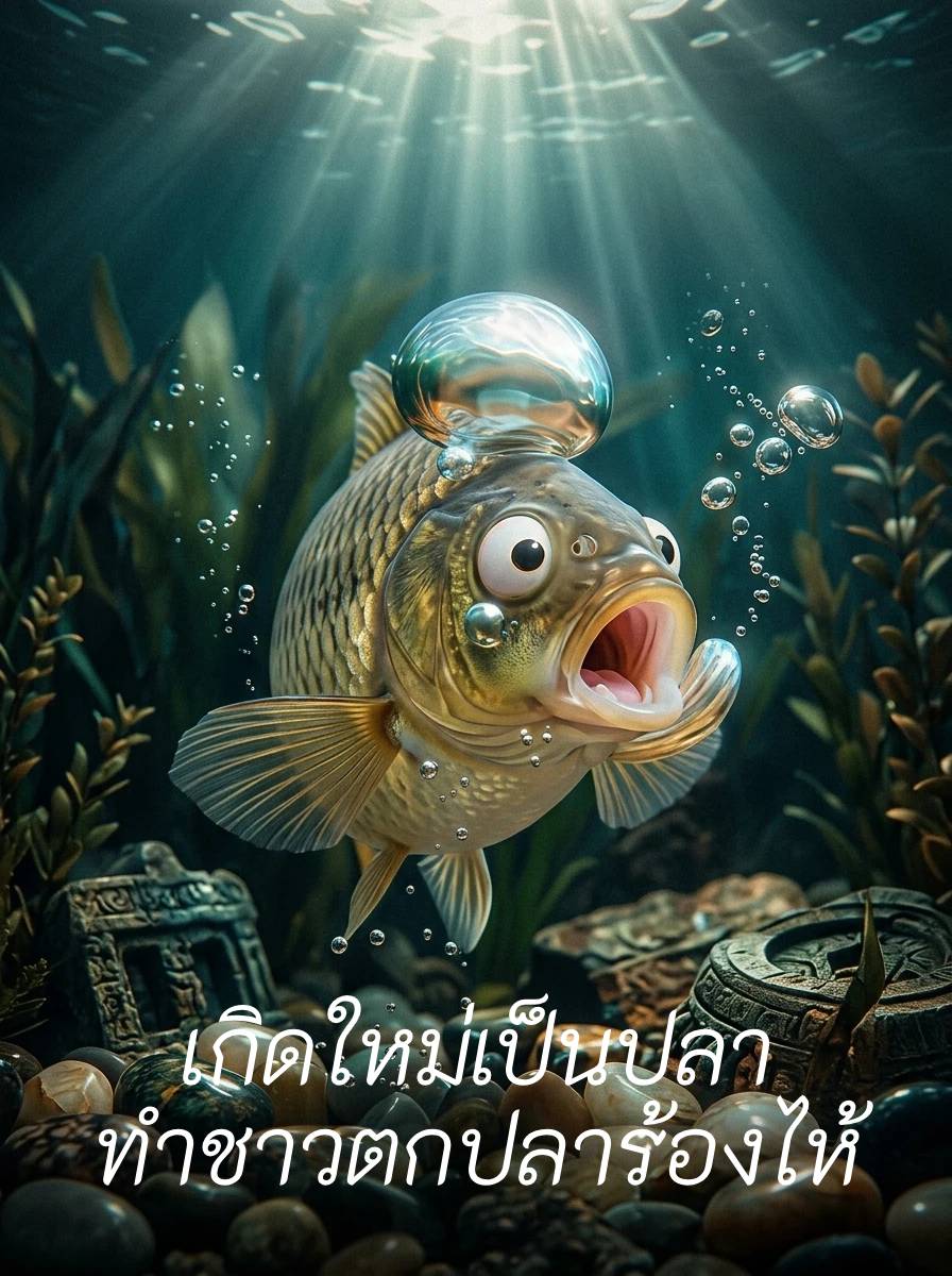 เกิดใหม่เป็นปลา ทำชาวตกปลาร้องไห้