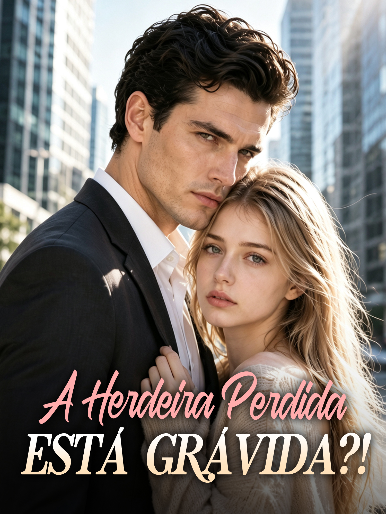 Capa e Pôster da Mini Novela A Herdeira Perdida Está Grávida?!