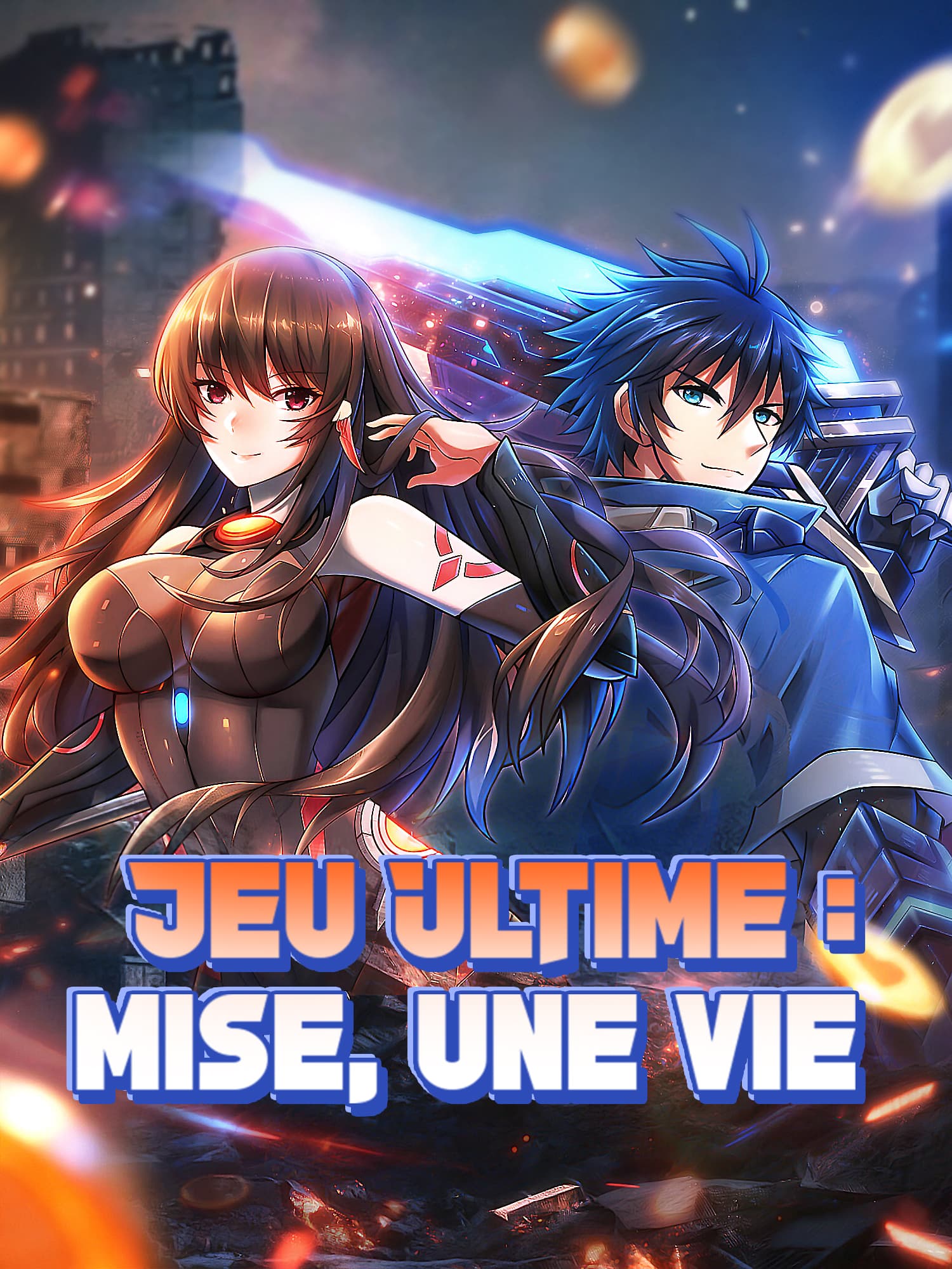 Affiche et Couverture de la Mini-série Jeu Ultime : mise, une vie