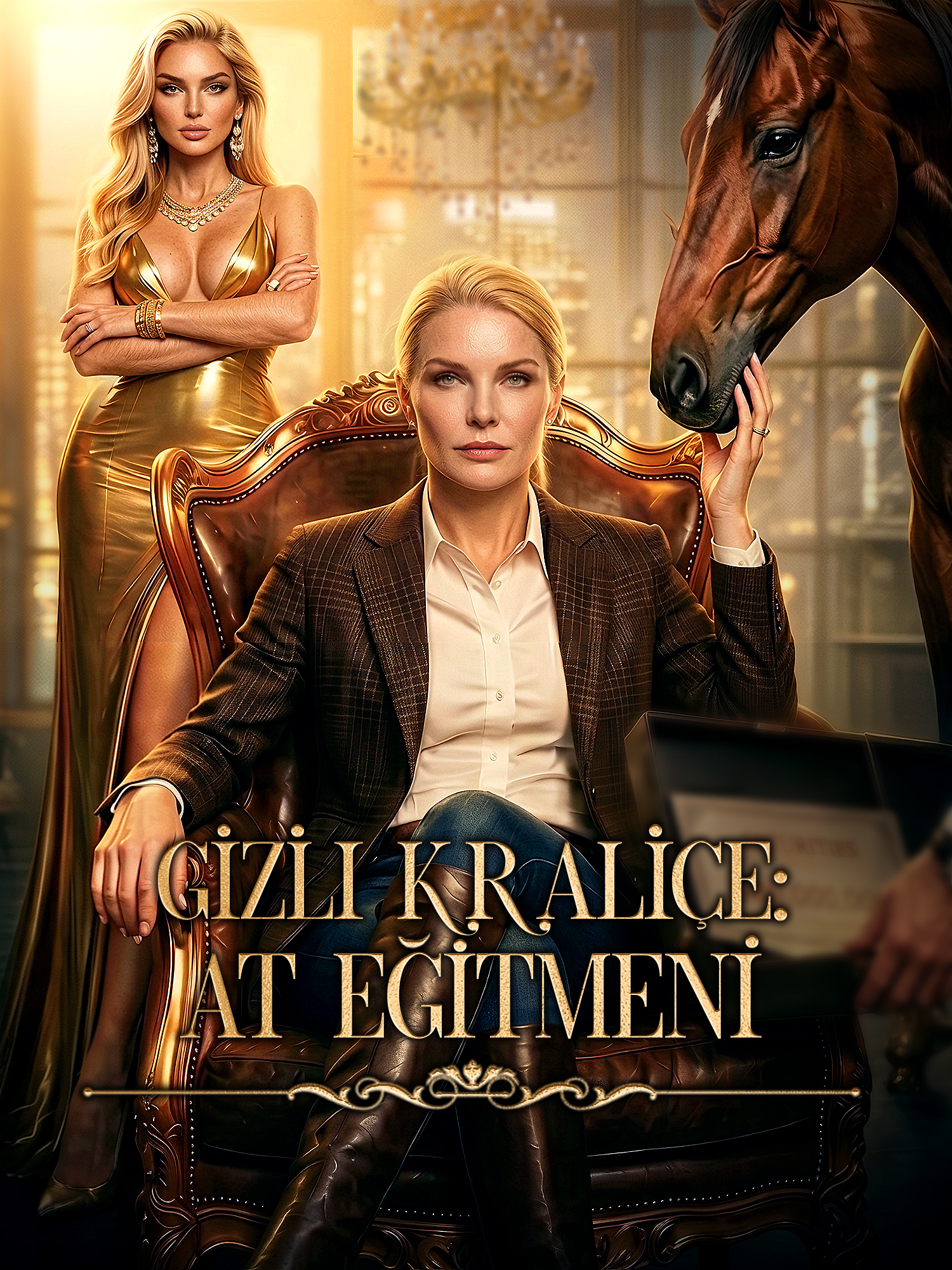 Gizli Kraliçe: At Eğitmeni Kısa Dizi Afişi ve Kapağı