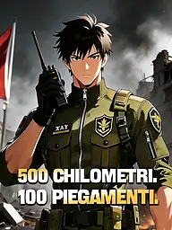 Copertina e Poster della Mini Serie 500 Chilometri. 100 Piegamenti.
