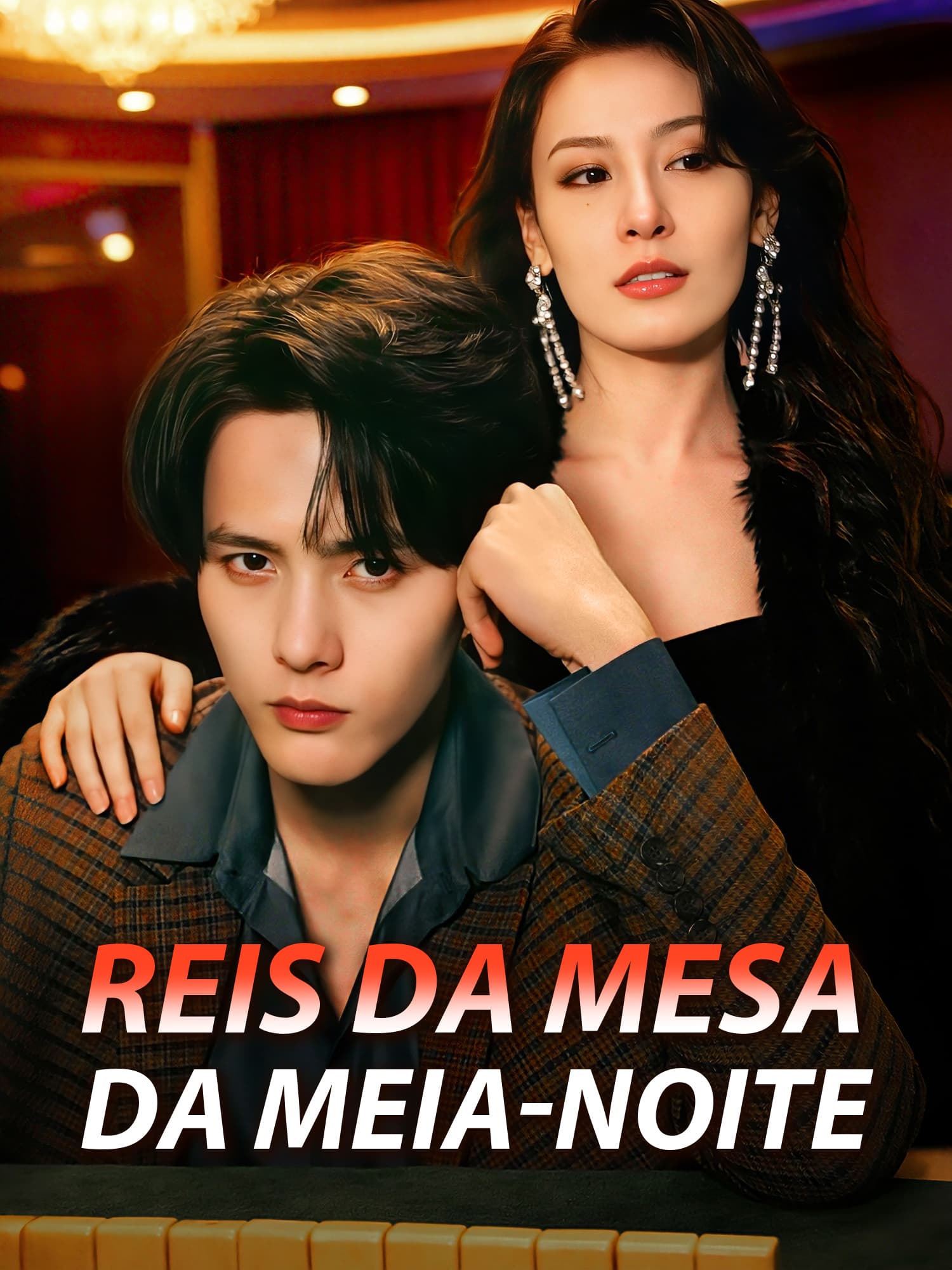 Capa e Pôster da Mini Novela Reis da Mesa da Meia-Noite
